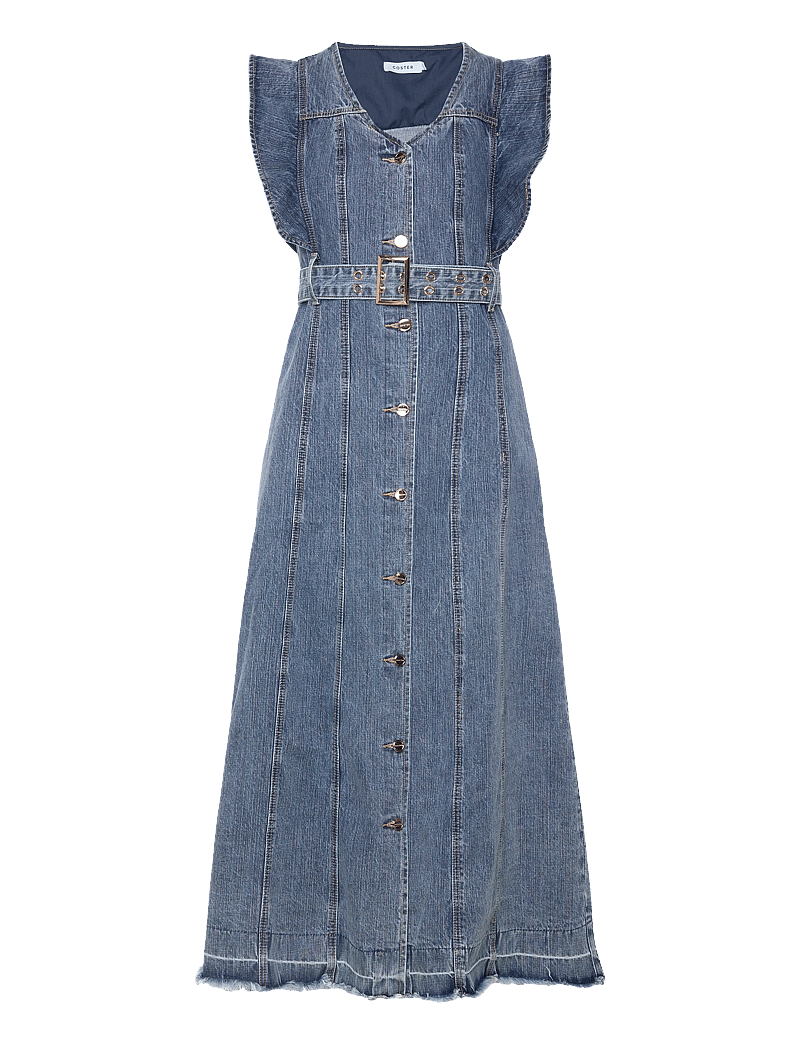 Coster Copenhagen - Denim dress - denimkjoler - light blue denim - 1