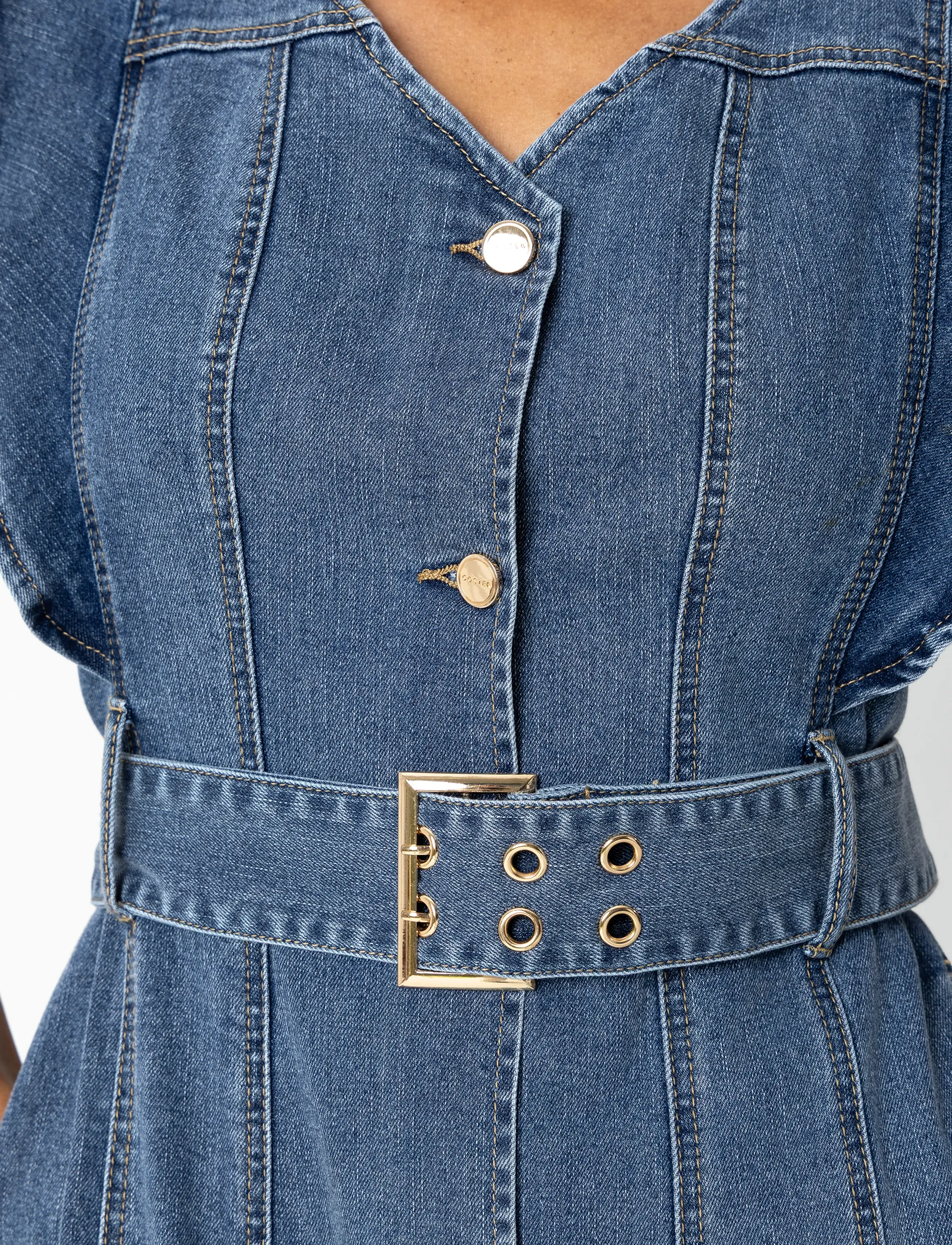 Coster Copenhagen Denim Dress midiklänningar dam – bild 5