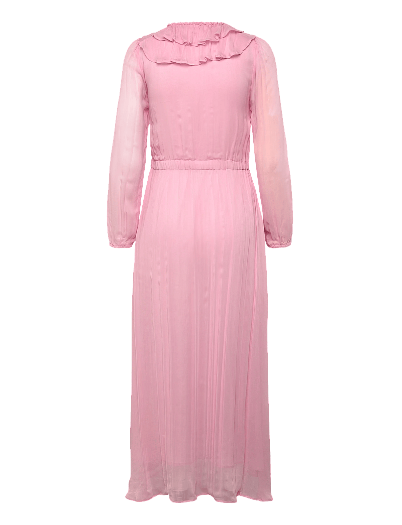Coster Copenhagen - Long ruffle dress - maxi kjoler - bon bon pink - 1
