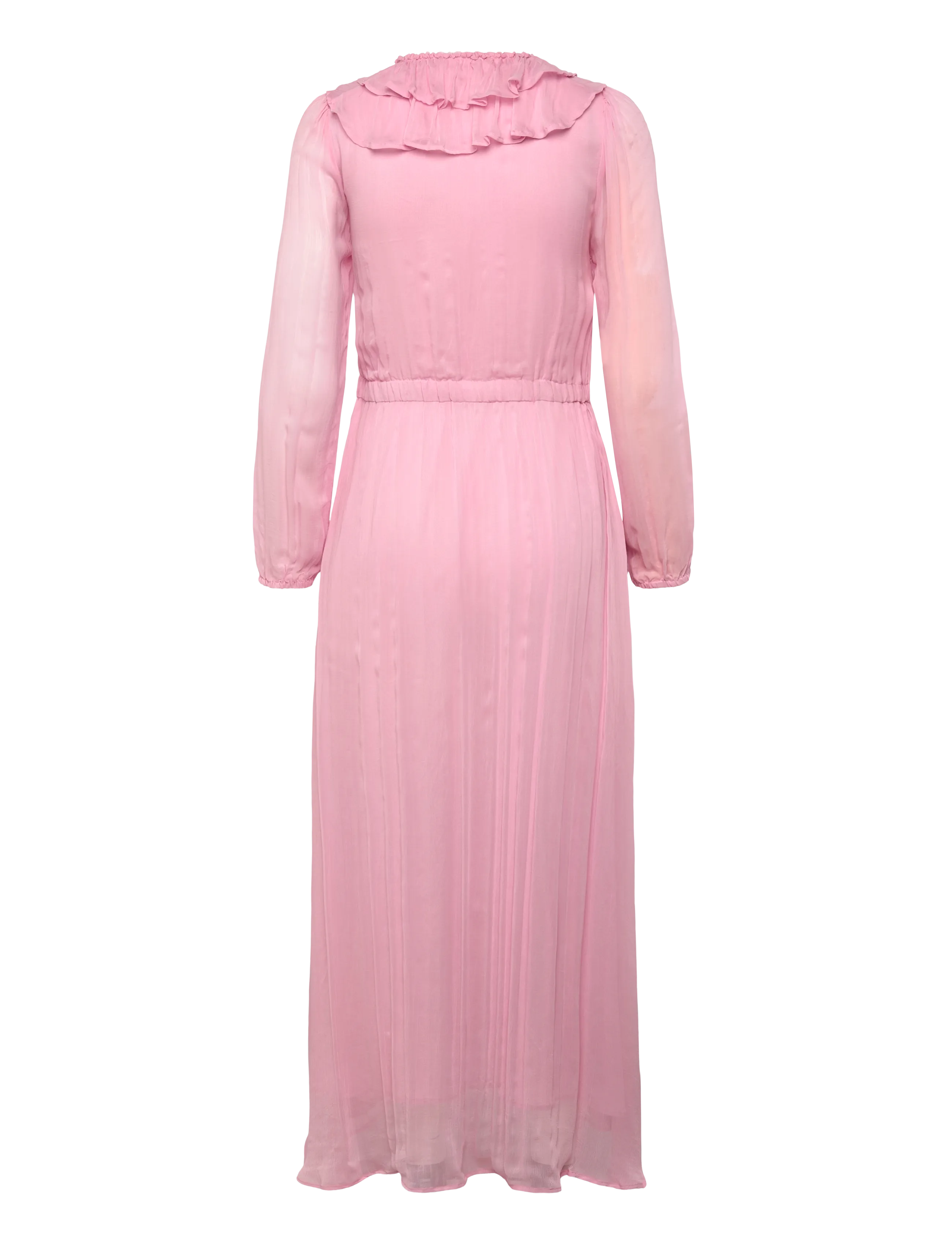 Coster Copenhagen - Long ruffle dress - maksikleidid - bon bon pink - 1