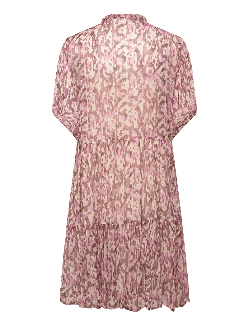 Coster Copenhagen - Short dress in dreamscape print - kesämekot - pink dreamscape print - 2