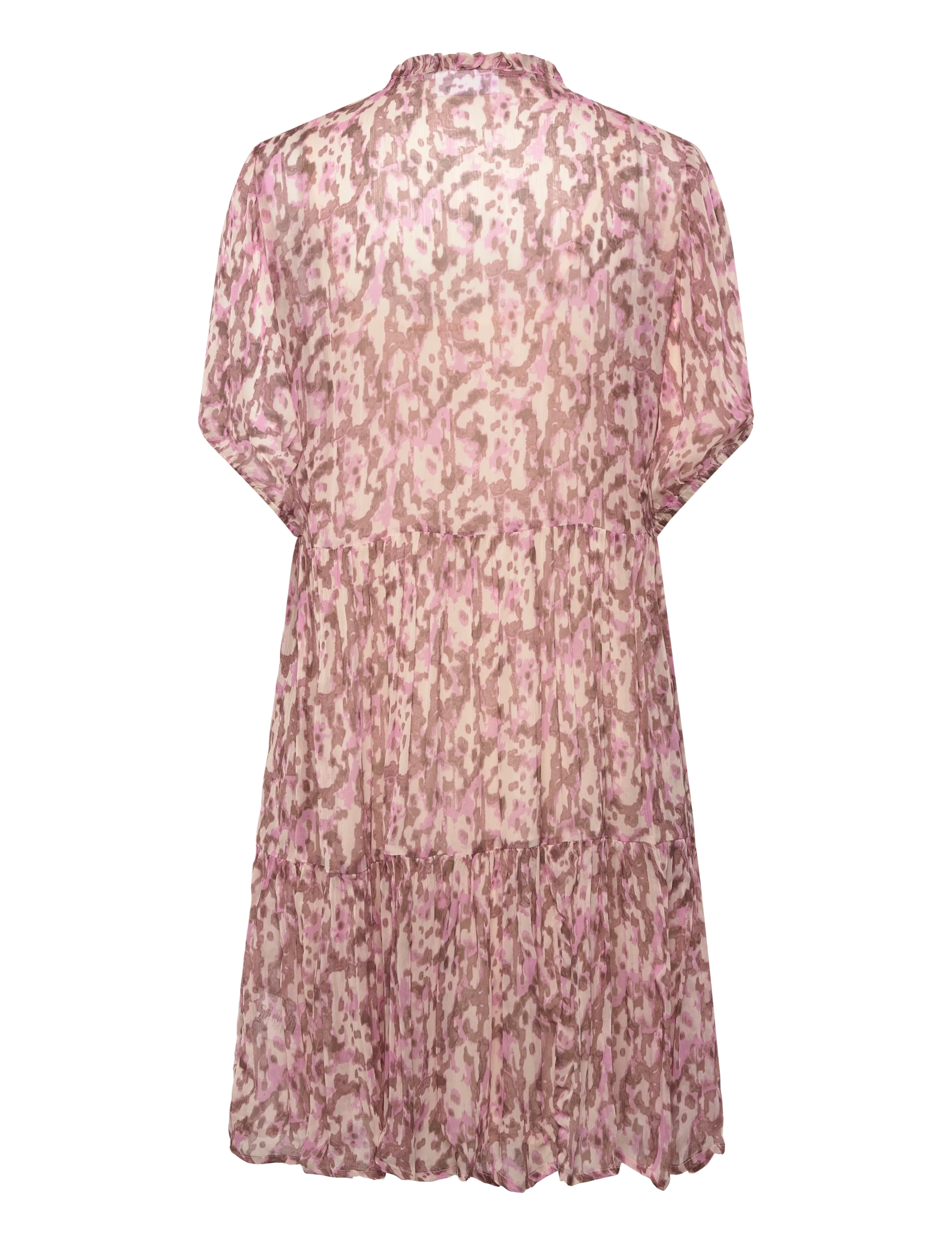 Coster Copenhagen - Short dress in dreamscape print - sommerkleider - pink dreamscape print - 2