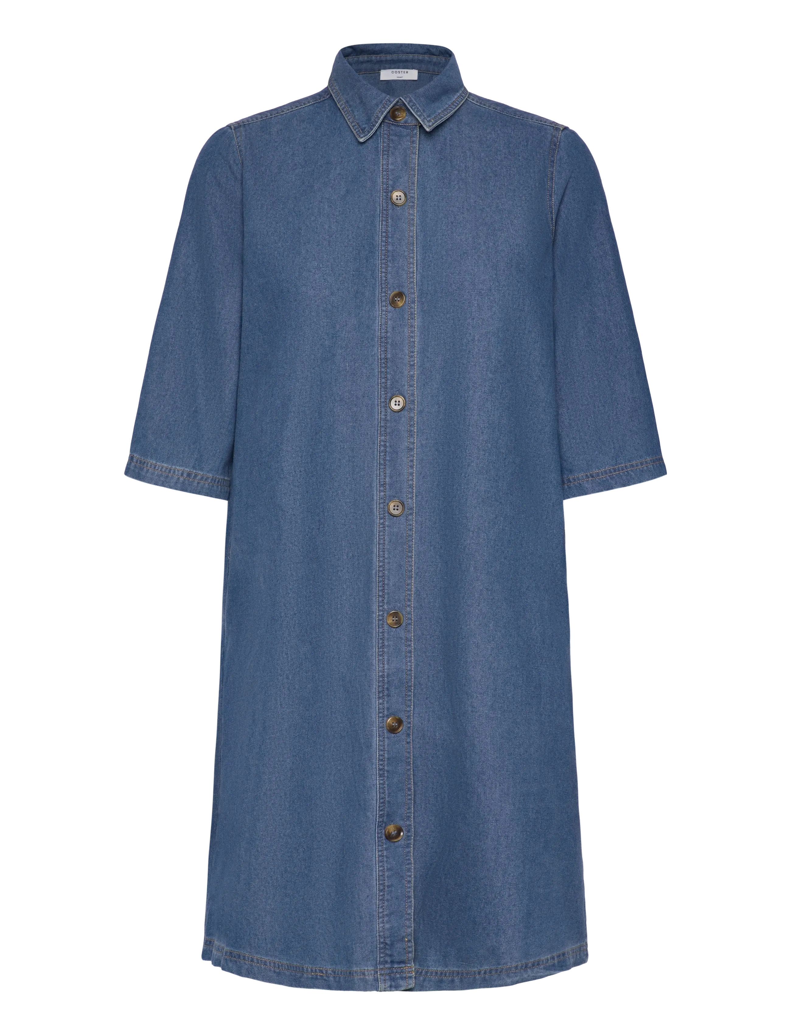 COSTER COPENHAGEN Ellis Denim Kleid Blau - 40 - Damen