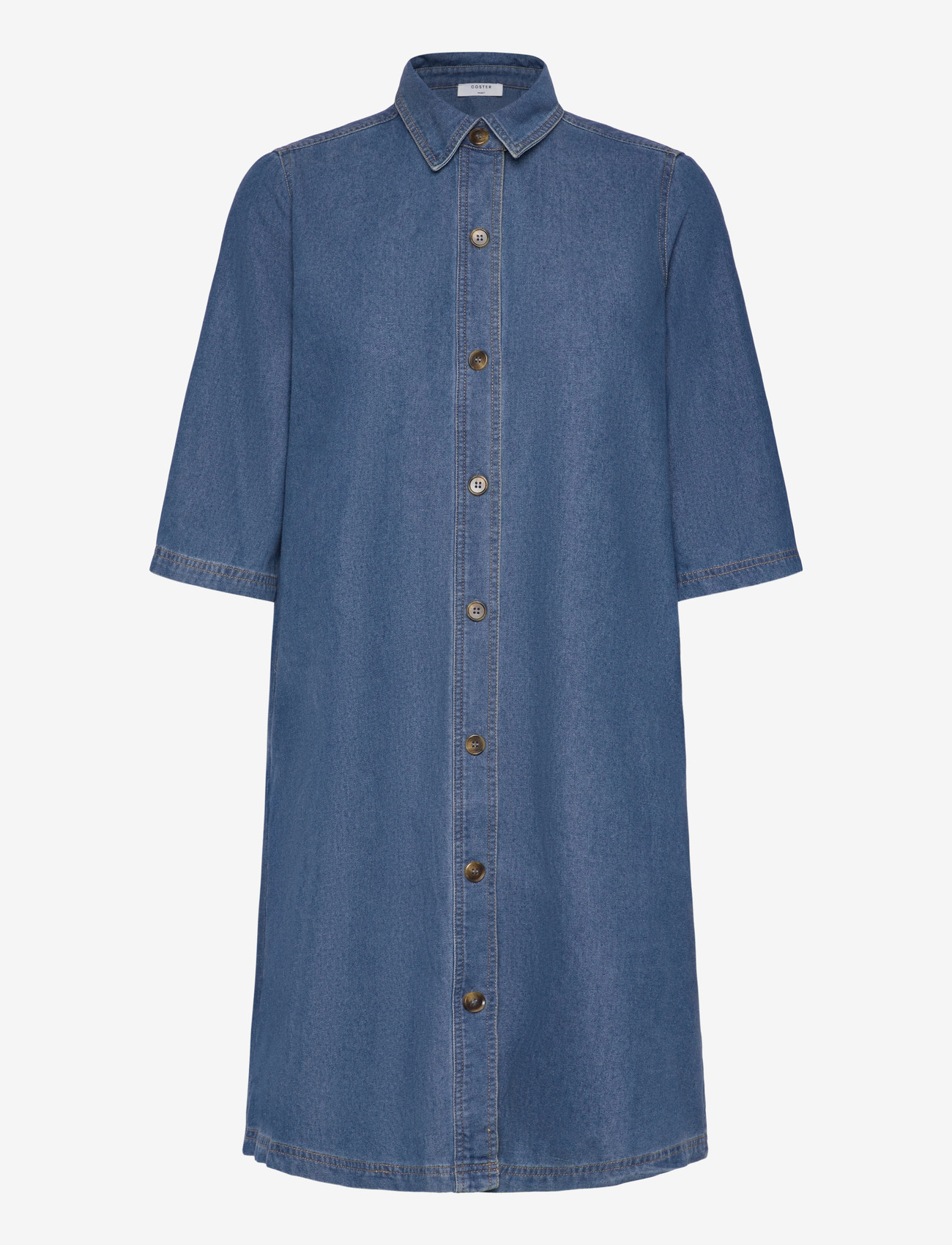 Coster Copenhagen - ELLIS denim dress - hemdkleider - denim blue - 0