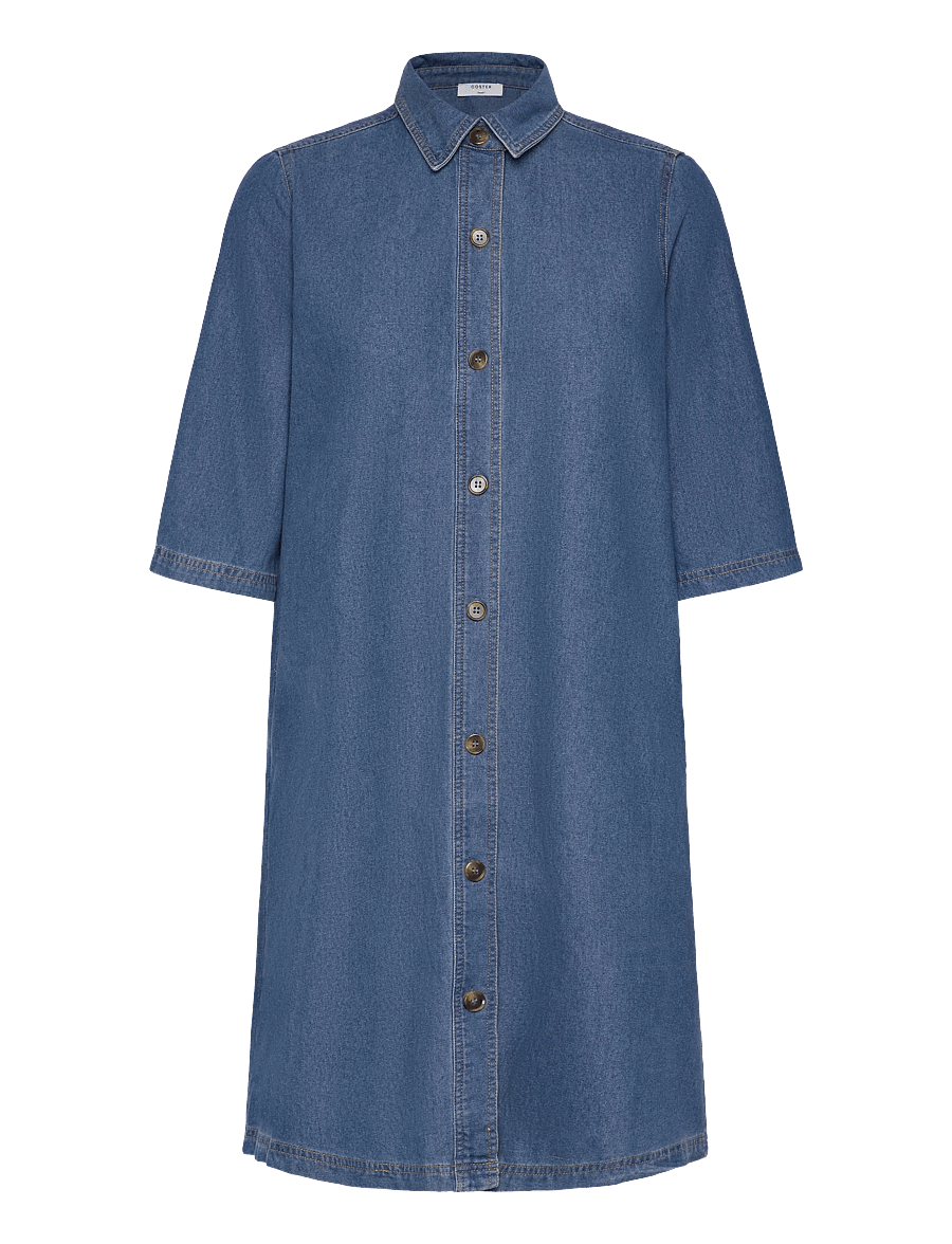 Coster Copenhagen - ELLIS denim dress - hemdkleider - denim blue - 1