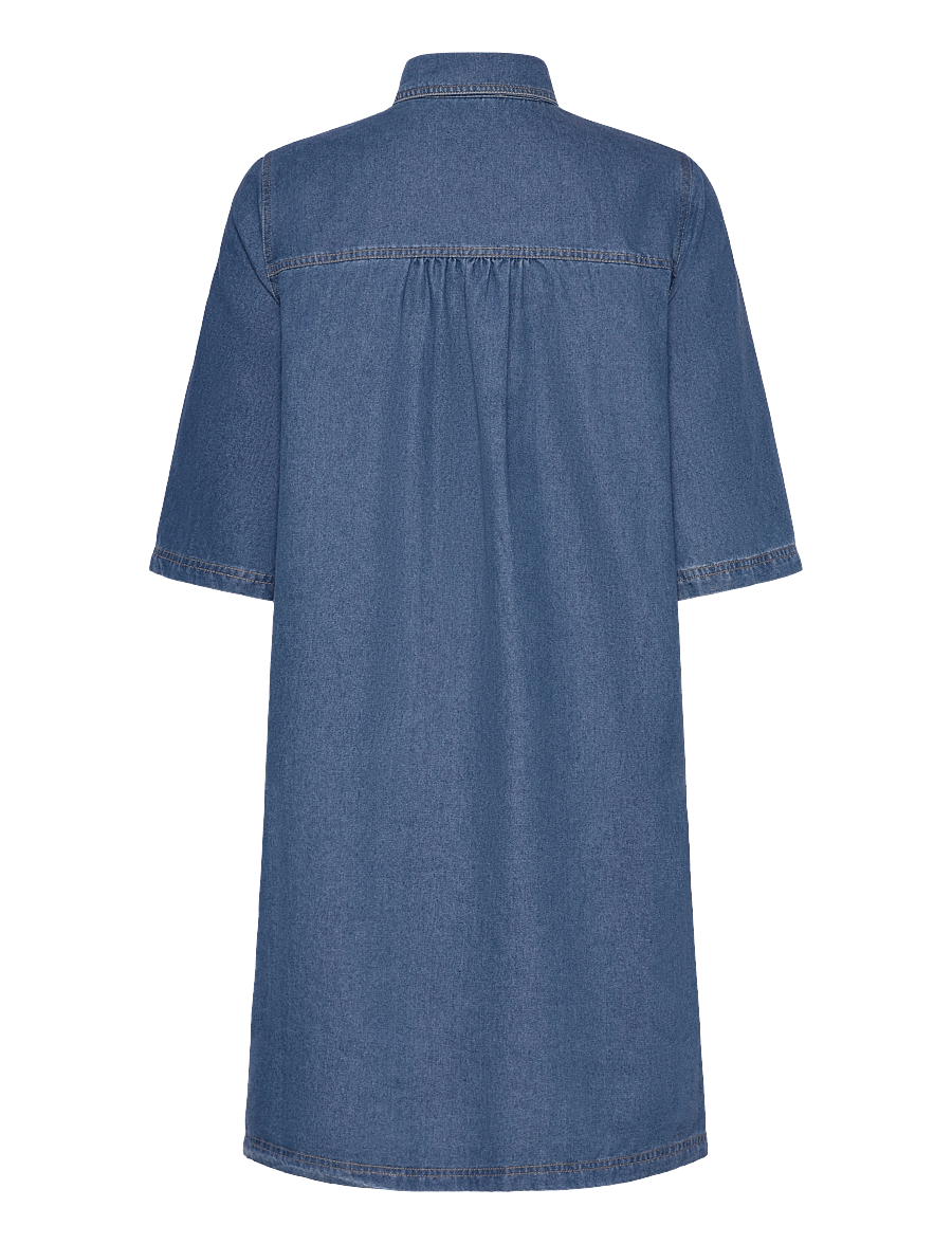 Coster Copenhagen - ELLIS denim dress - skjortekjoler - denim blue - 2