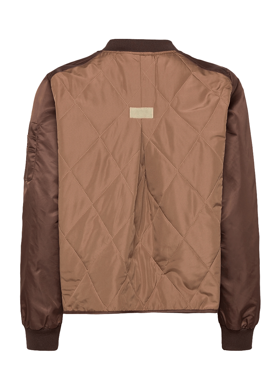 Coster Copenhagen - Quilted bomber jacket - bomberjackor - bark brown - 2