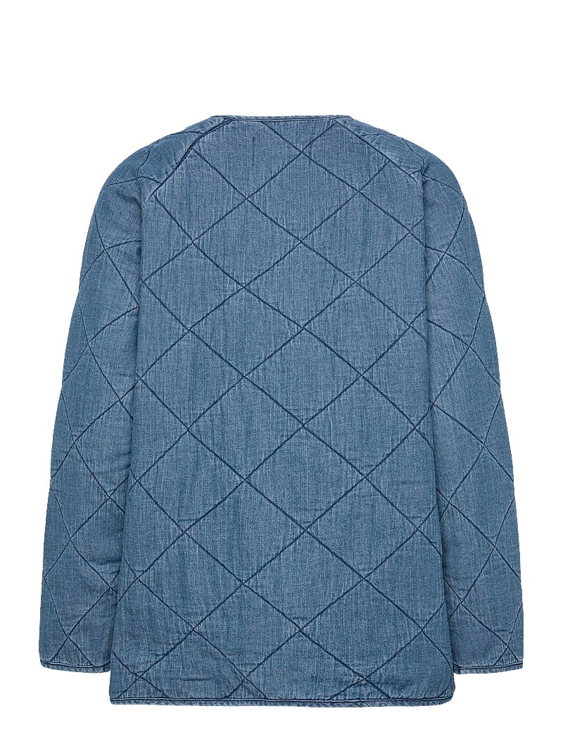 Coster Copenhagen - Quilt loose jacket - jeansjackor - light blue denim - 1