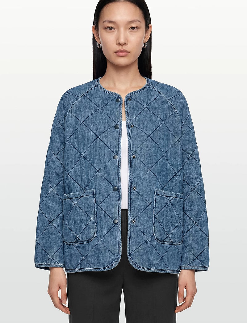 Coster Copenhagen - Quilt loose jacket - vestes de printemps - light blue denim - 3