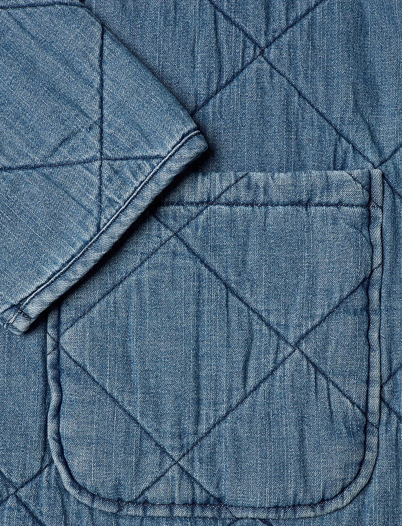 Coster Copenhagen - Quilt loose jacket - jeansjackor - light blue denim - 3