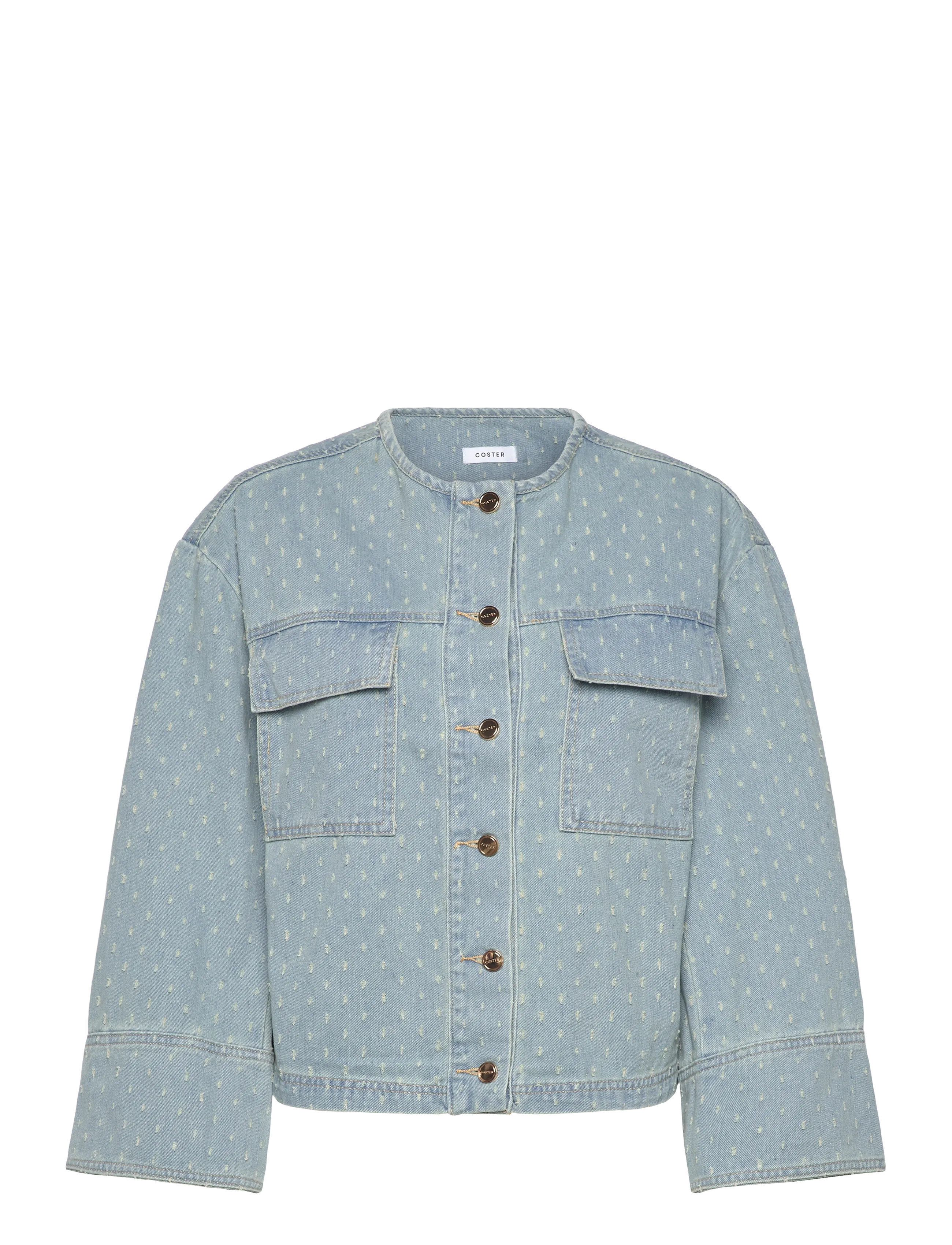 Coster Copenhagen Jacket in dot denim - Frühlingsjacken - DOT DENIM / blue