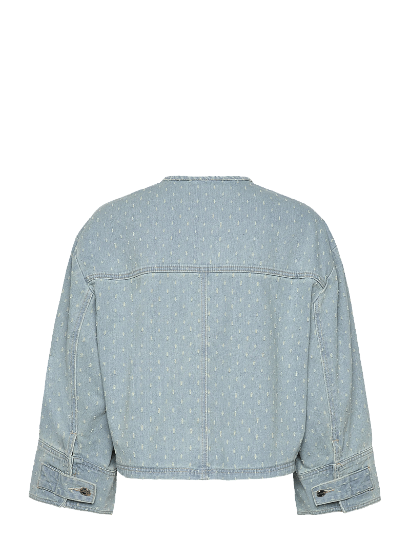 Coster Copenhagen - Jacket in dot denim - frühlingsjacken - dot denim - 1