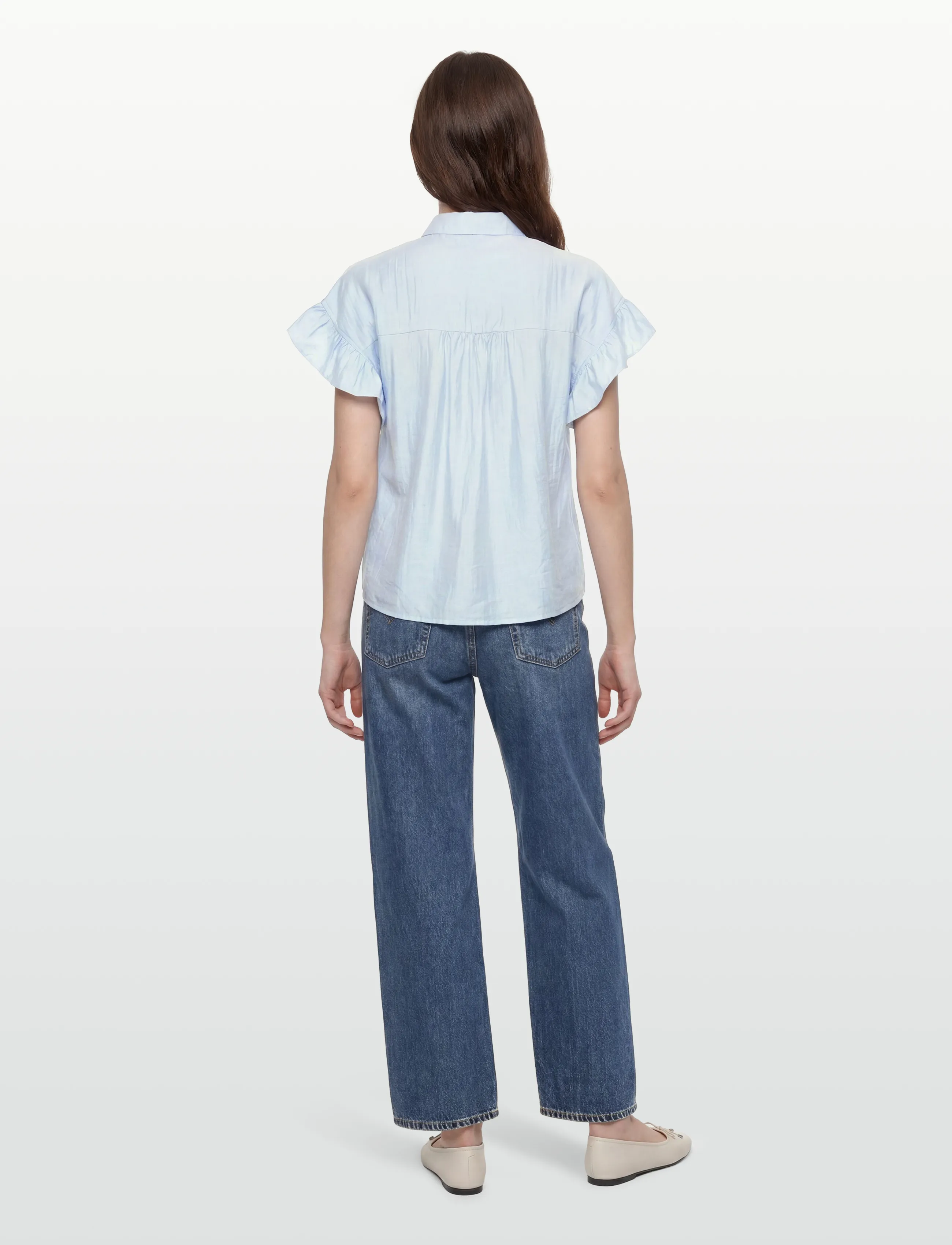 Coster Copenhagen Shirt With Ruffle Sleeves skjortor dam – bild 3