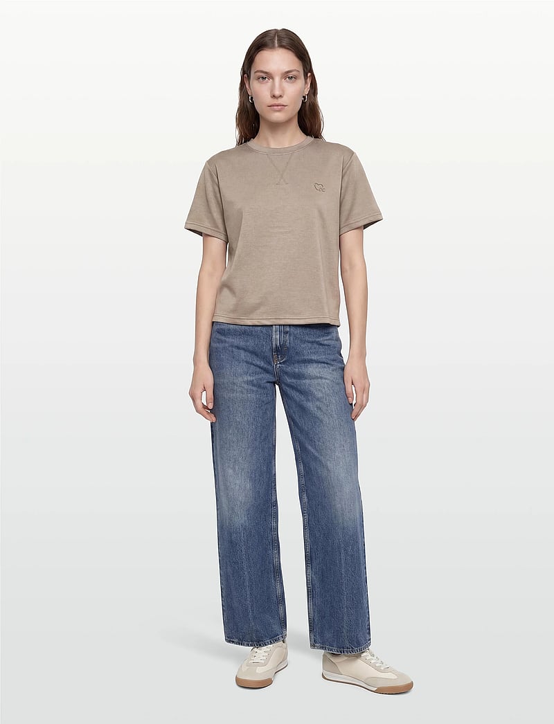 Coster Copenhagen - BEA sweat blouse - t-shirts - moon rock - 0