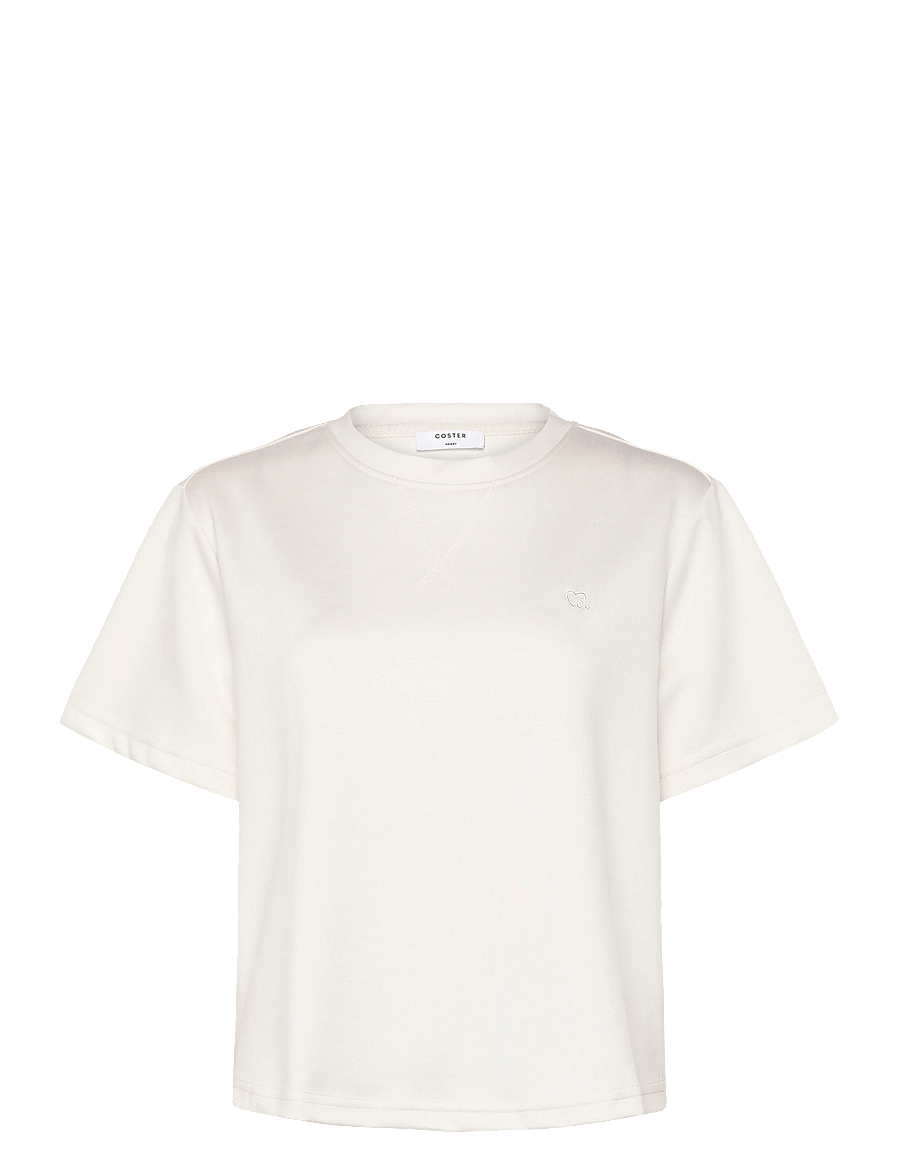 Coster Copenhagen - BEA sweat blouse - t-shirts - off white - 1