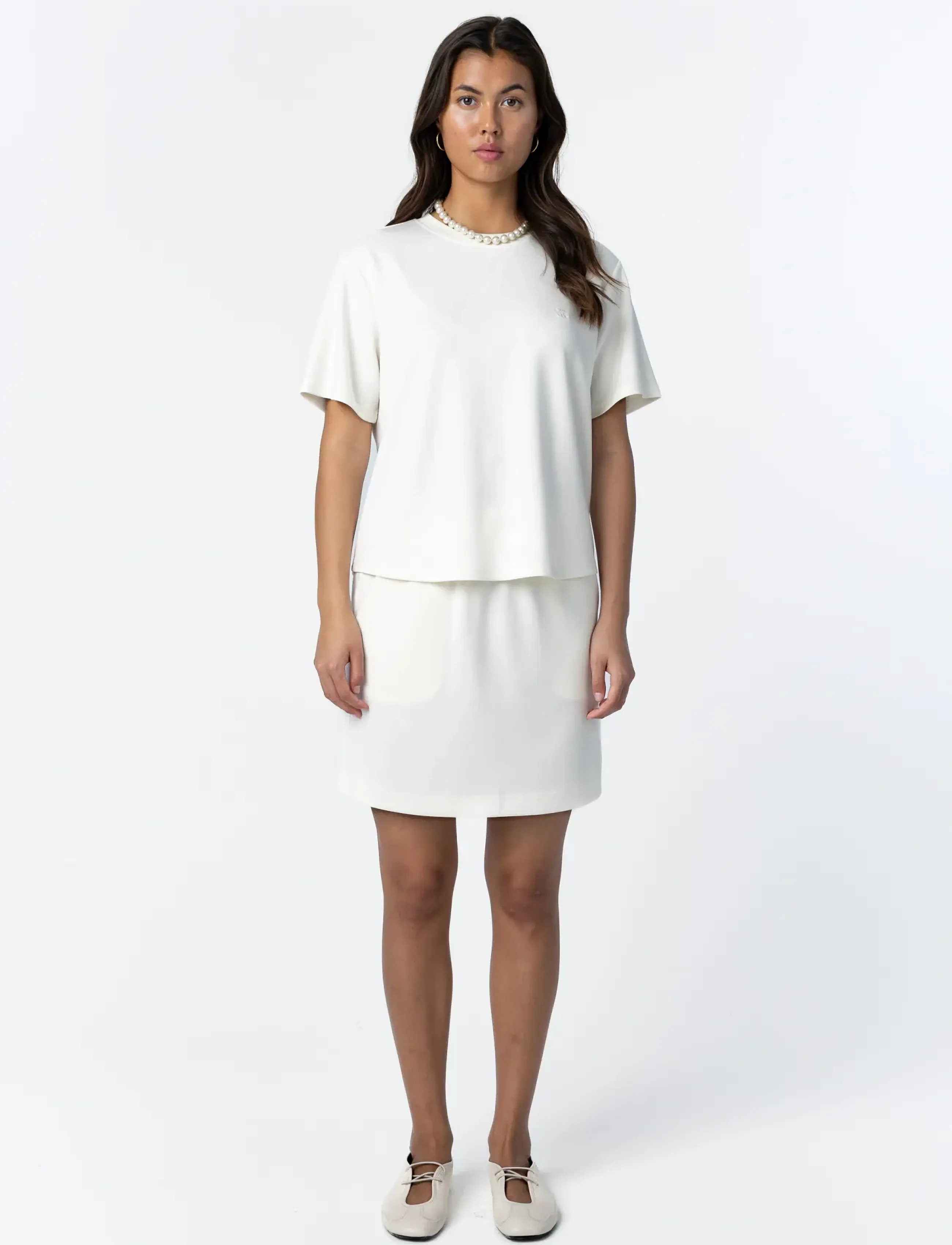Coster Copenhagen Bea Sweat Blouse, Kvinder, T-shirt, Cream, Str: XS