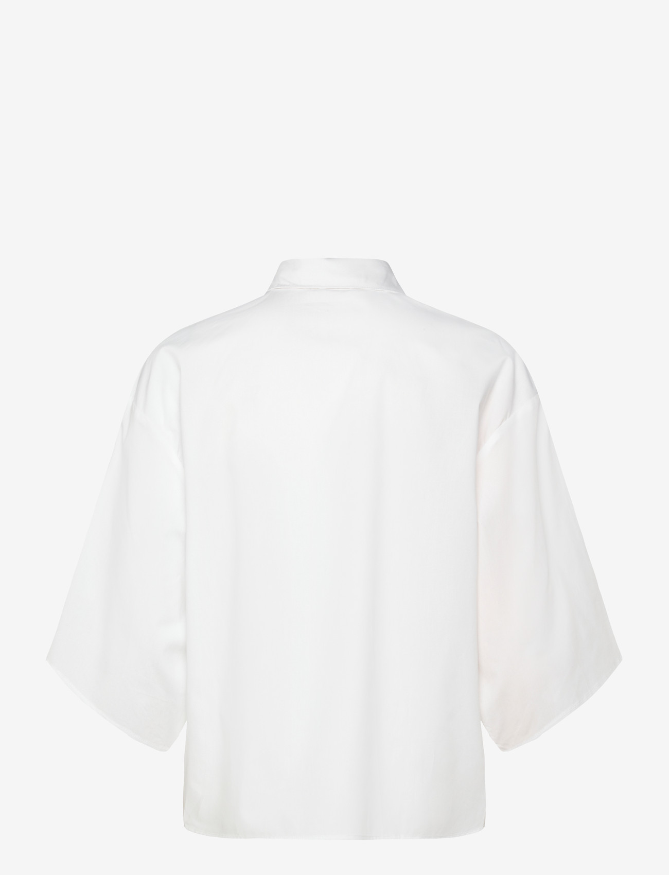 Coster Copenhagen - Shirt with button sleeves - kortærmede skjorter - white - 2