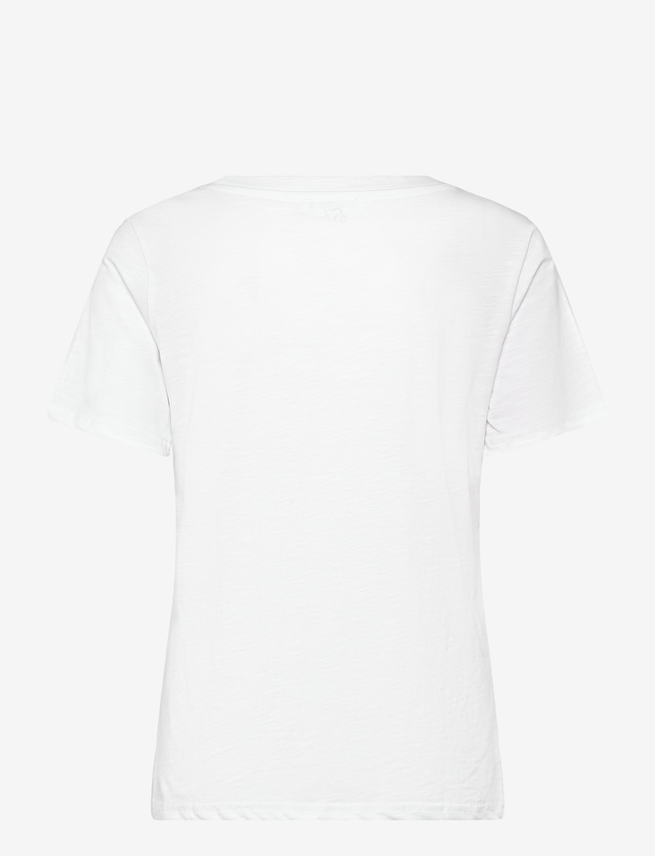 Coster Copenhagen - Tee with Heart embroidery - t-shirts - white - 2
