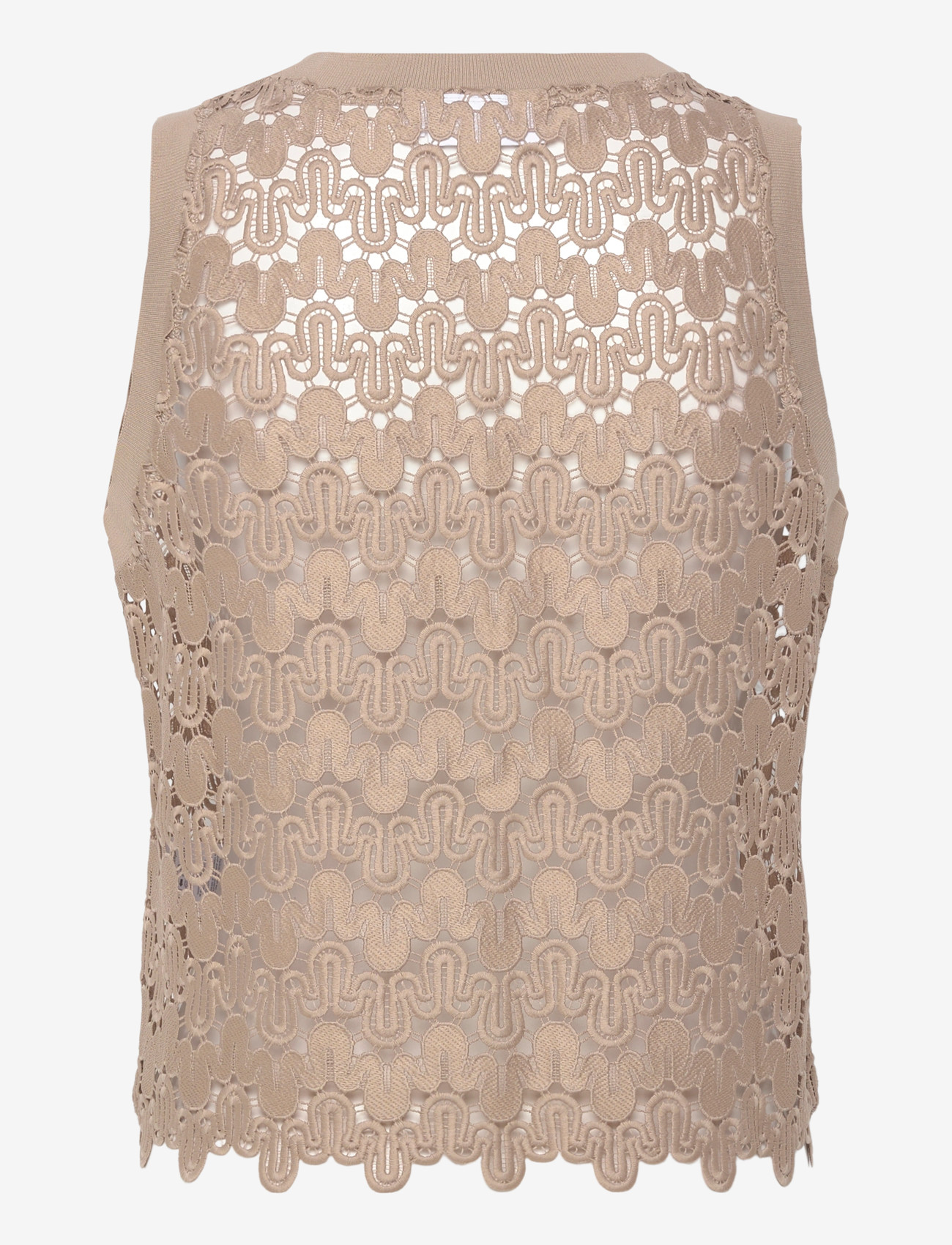 Coster Copenhagen - Lace top - crop tops - moon rock - 1