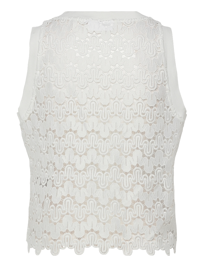 Coster Copenhagen - Lace top - crop tops - white - 1