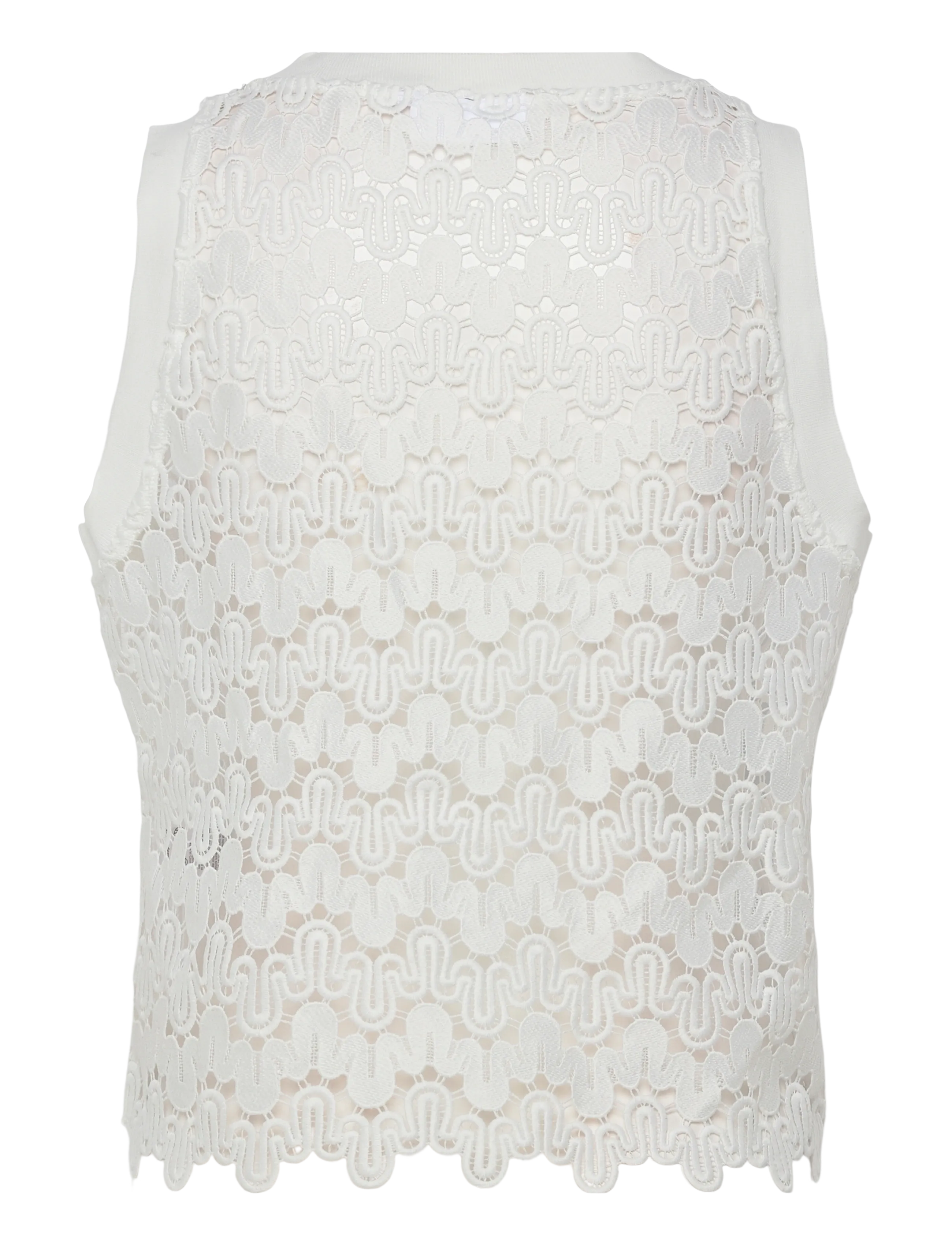 Coster Copenhagen - Lace top - crop tops - white - 1