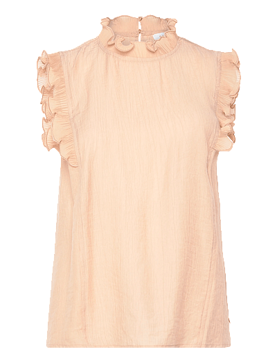 Top With Ruffles - æRmeløSe Bluser