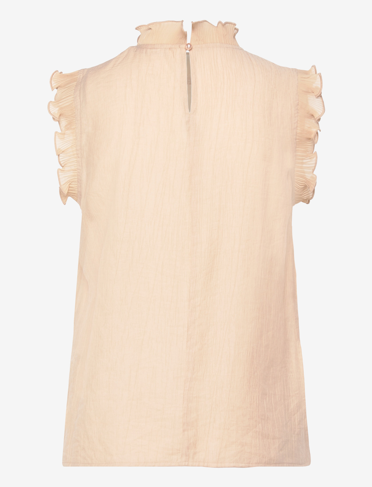 Coster Copenhagen - Top with ruffles - Ærmeløse bluser - moon rock - 2
