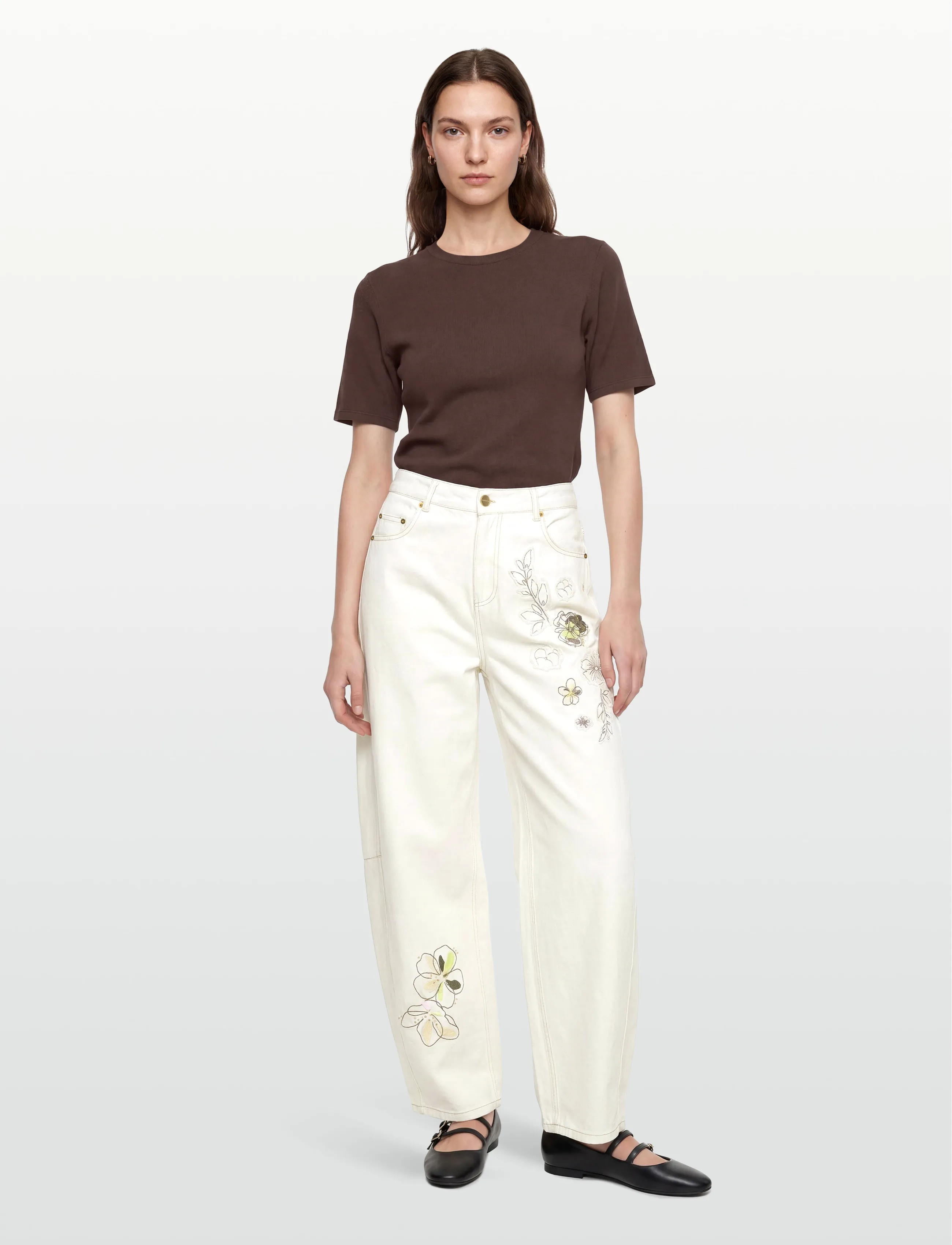 Embroidered Pants Anna Fit