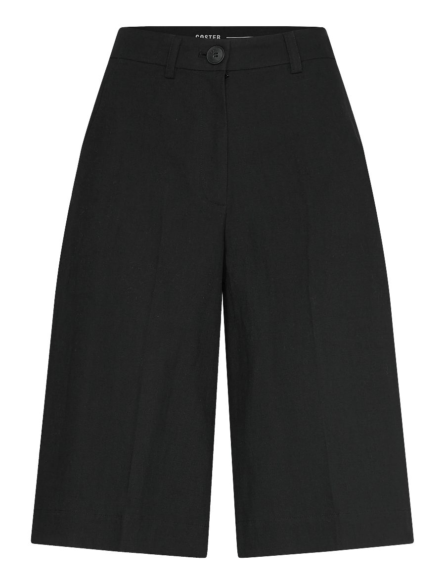Coster Copenhagen - Shorts in linen - Petra fit - bermuda-shortsit - black - 1