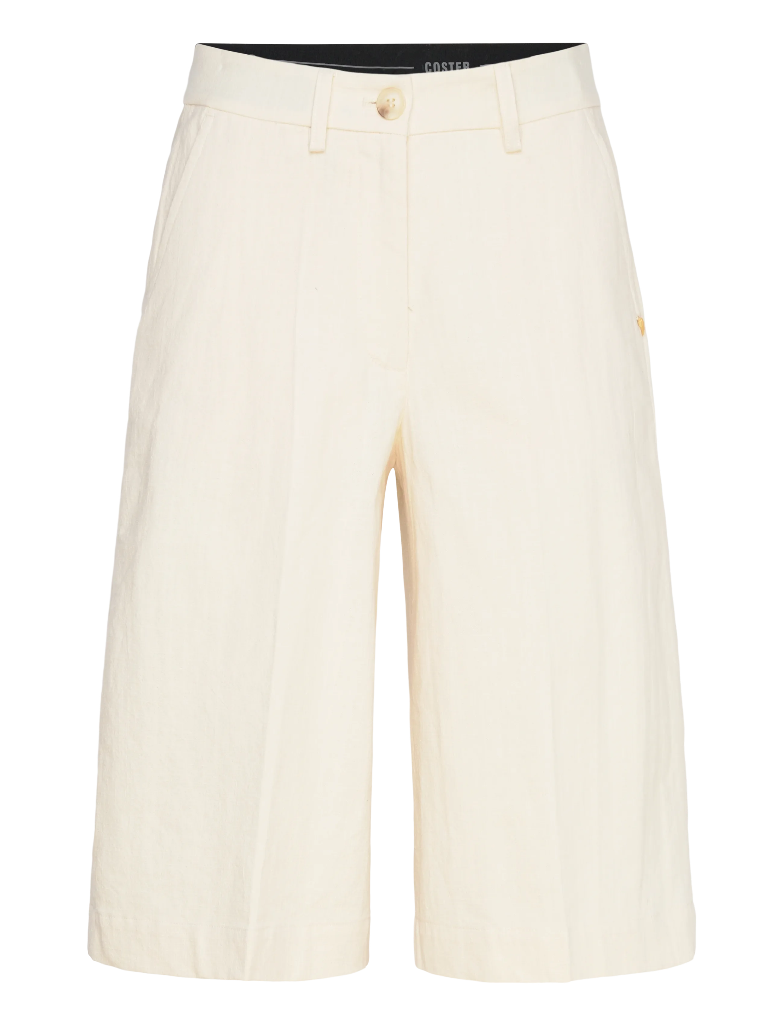 Coster Copenhagen Shorts in linen - Petra fit - Bermudashorts - OFF WHITE / cream