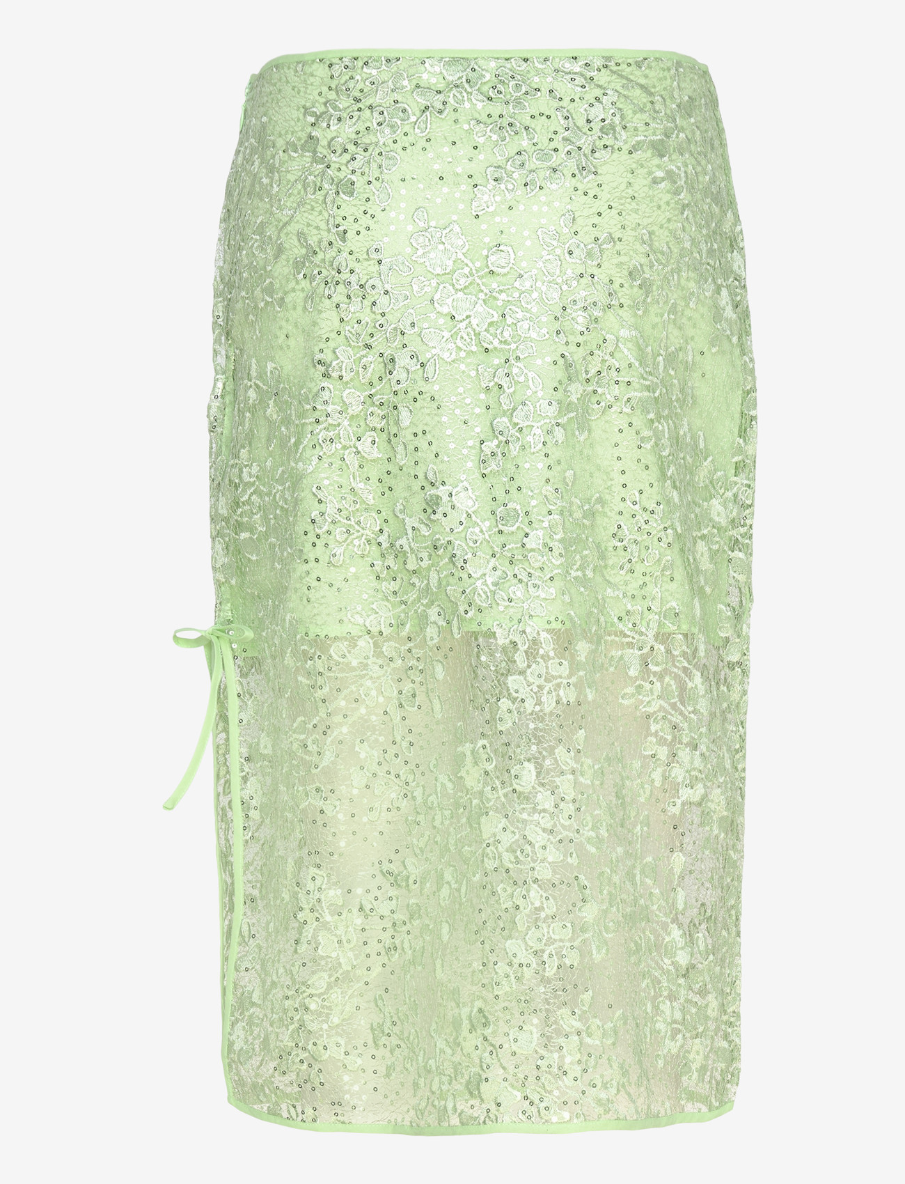 Coster Copenhagen - Sequins skirt - midiseelikud - mint - 2
