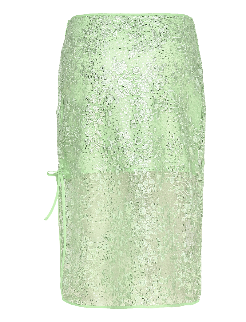 Coster Copenhagen - Sequins skirt - pailletten-röcke - mint - 2