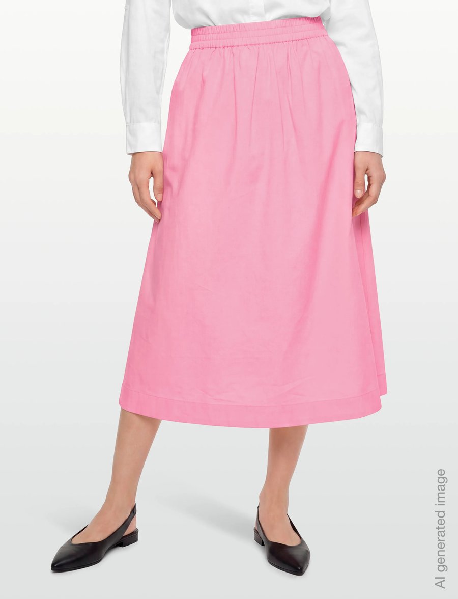 Coster Copenhagen - PHOEBE long skirt - midiseelikud - bright pink - 3