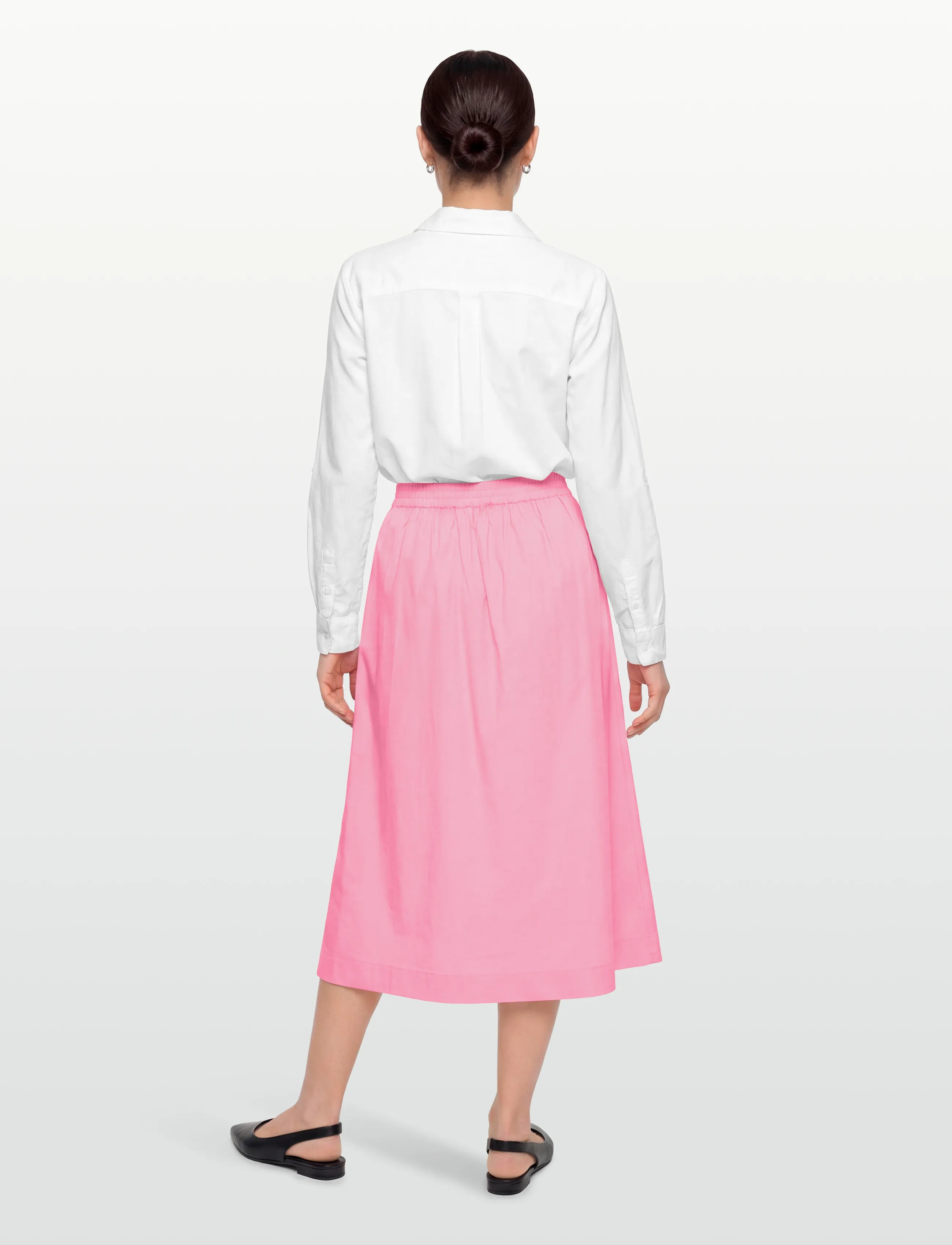 Coster Copenhagen - PHOEBE long skirt - midi skirts - bright pink - 4