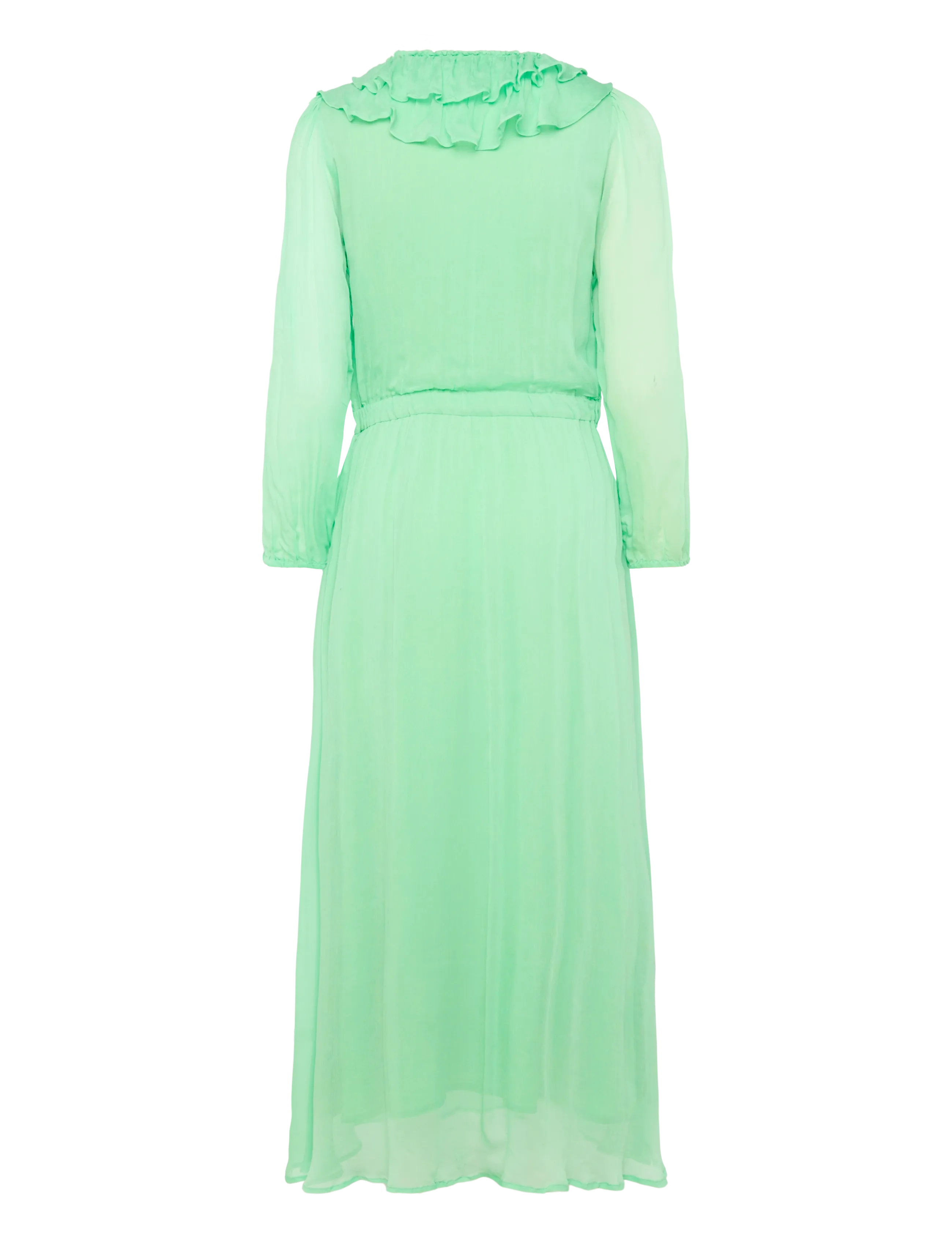 Coster Copenhagen - Long ruffle dress - sommerkleider - mint - 1