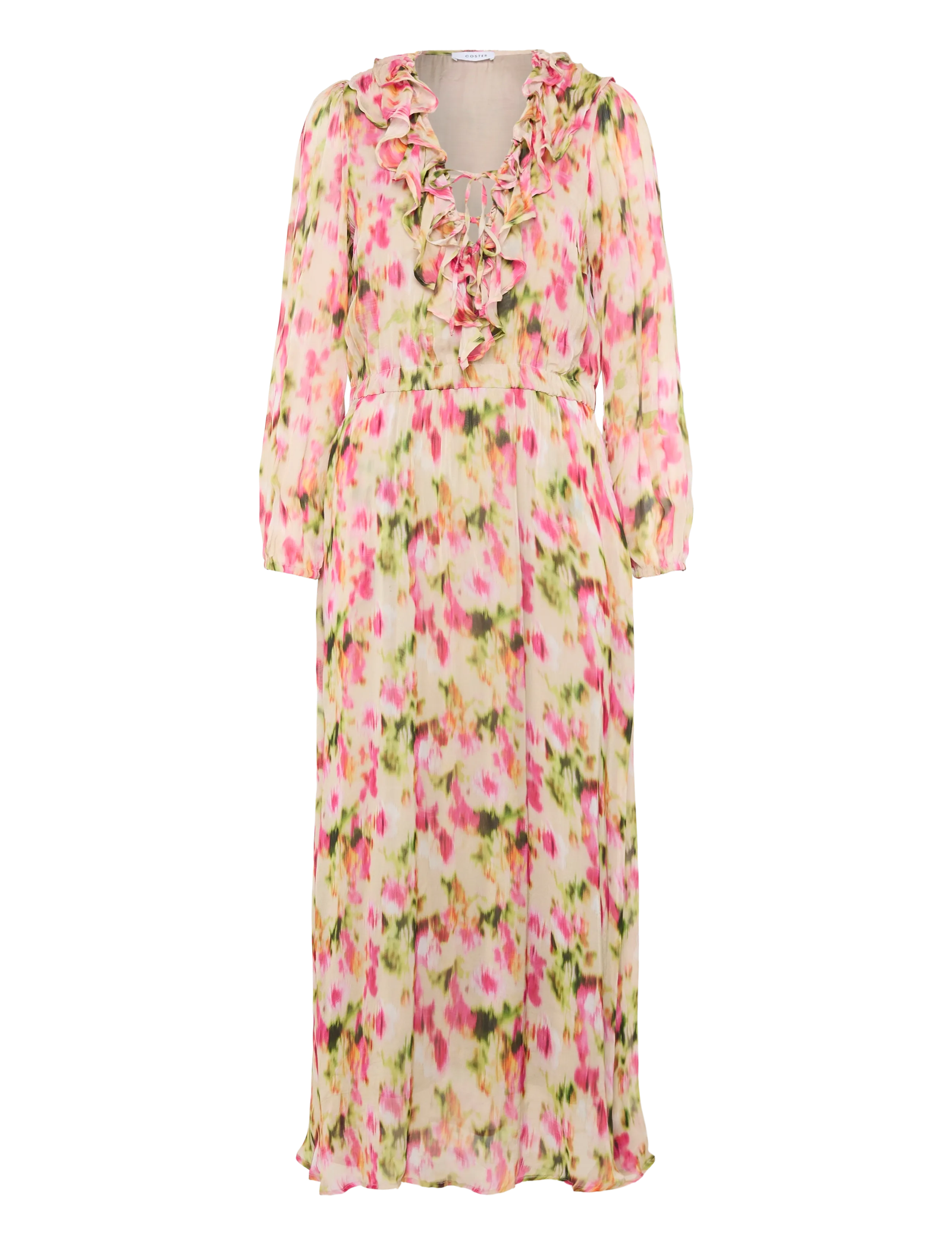 Coster Copenhagen Dress In Floral Fade Print, 38, Dresses, Rosa - Maxi Dress, Frauen