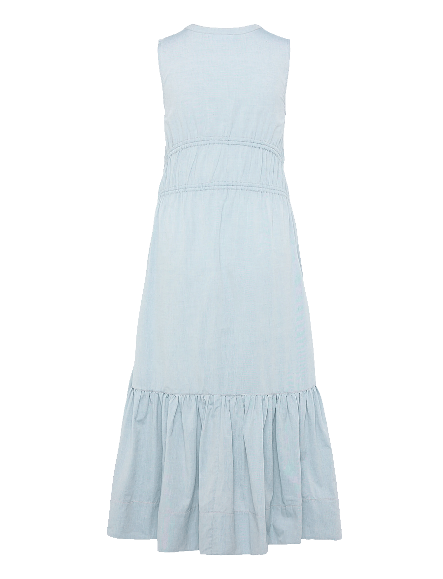 Coster Copenhagen - Maxi dress with bows - suvekleidid - ash blue - 2