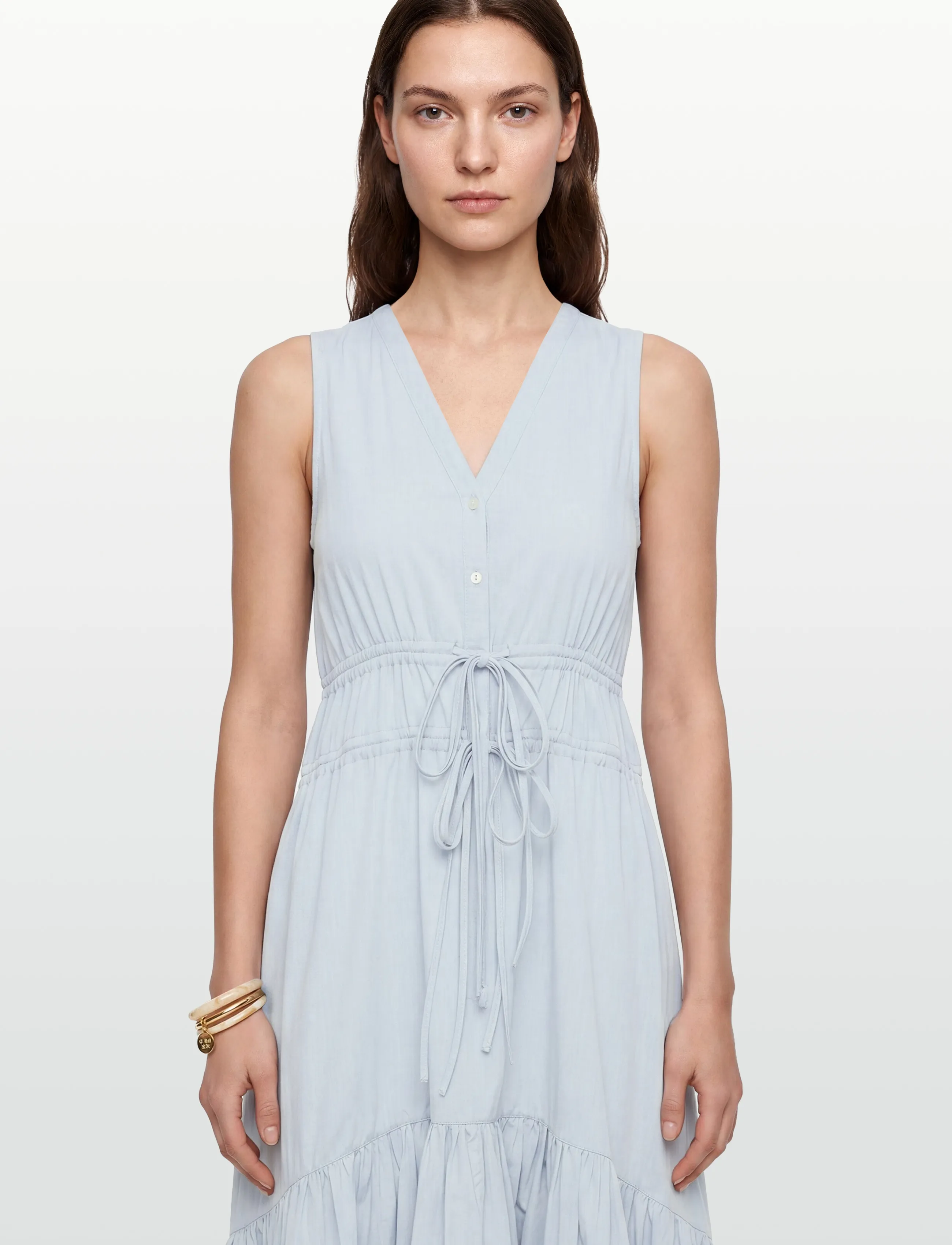 Coster Copenhagen - Maxi dress with bows - sommerkleider - ash blue - 3