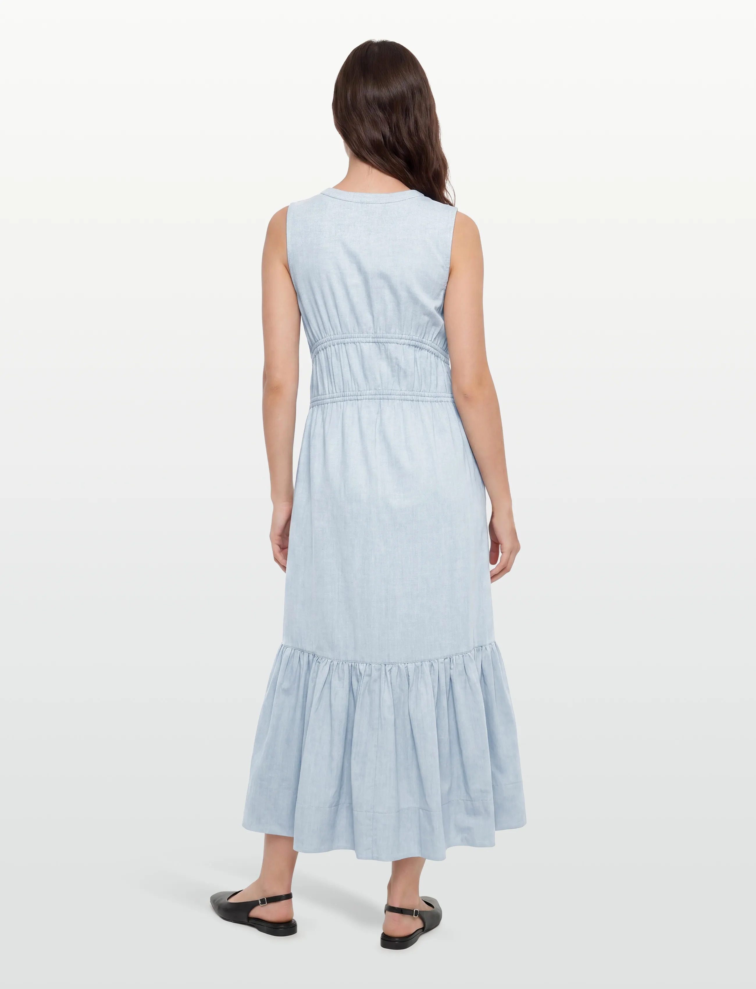 Coster Copenhagen - Maxi dress with bows - sommerkleider - ash blue - 4