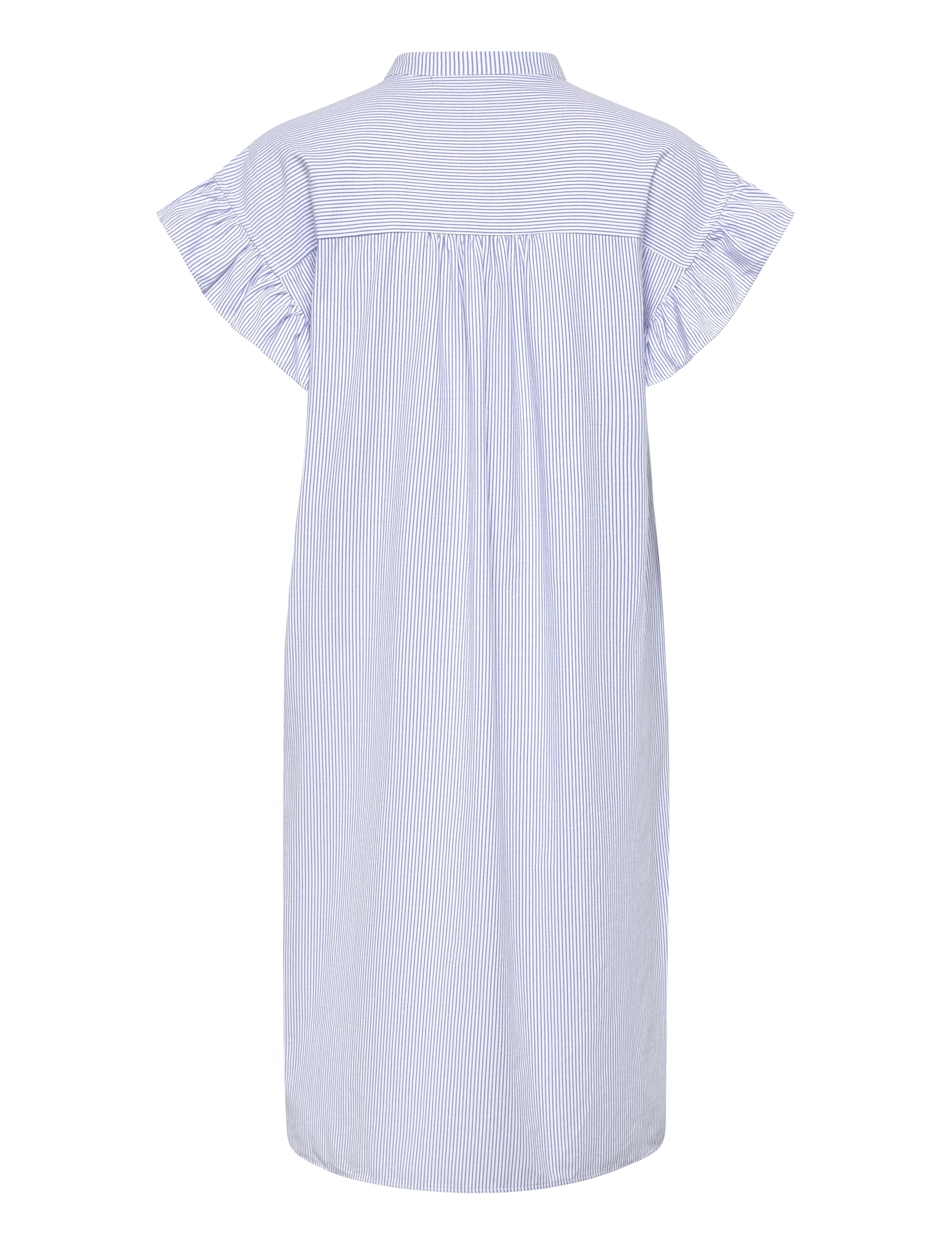 Coster Copenhagen - GWEN striped shirt dress - skjortekjoler - blue stripes - 2