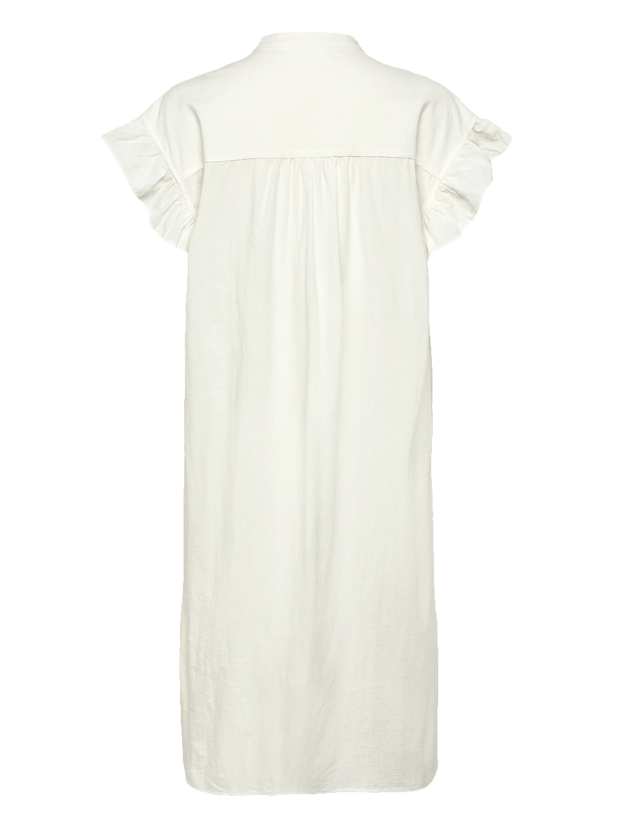 Coster Copenhagen - GWEN solid shirt dress - summer dresses - white - 2