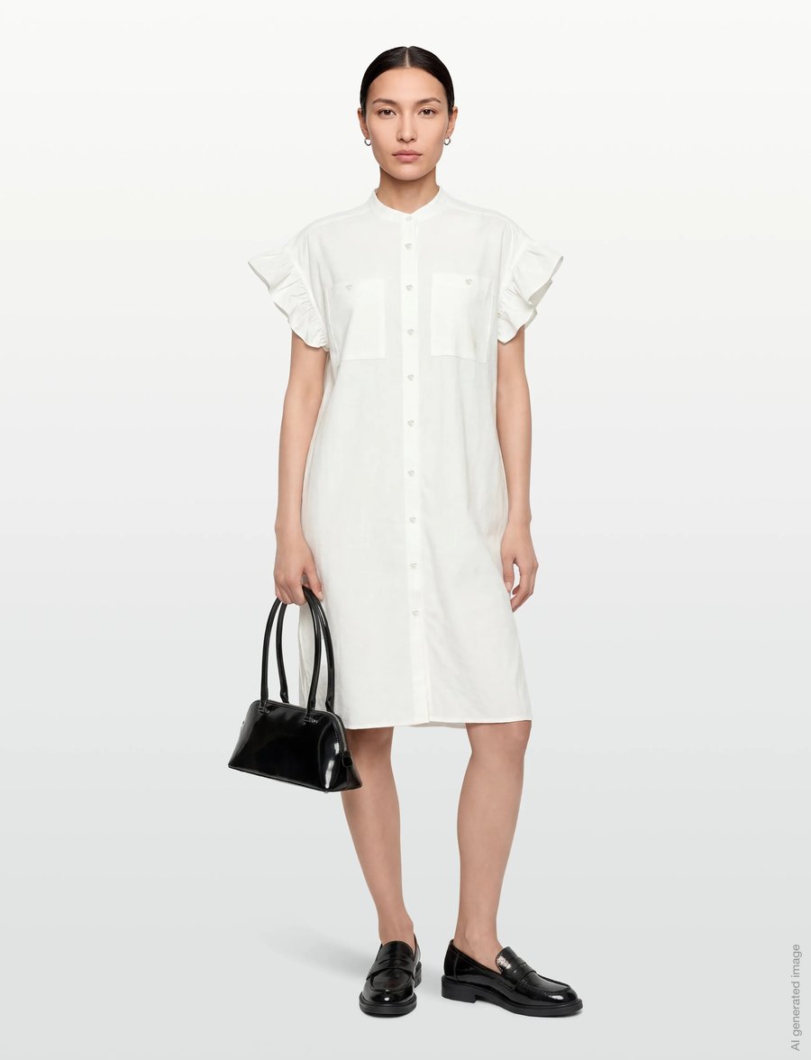 coster copenhagen shirt dress Coster Copenhagen Kjole - Long Shirt Dress (Oxford Blue)
