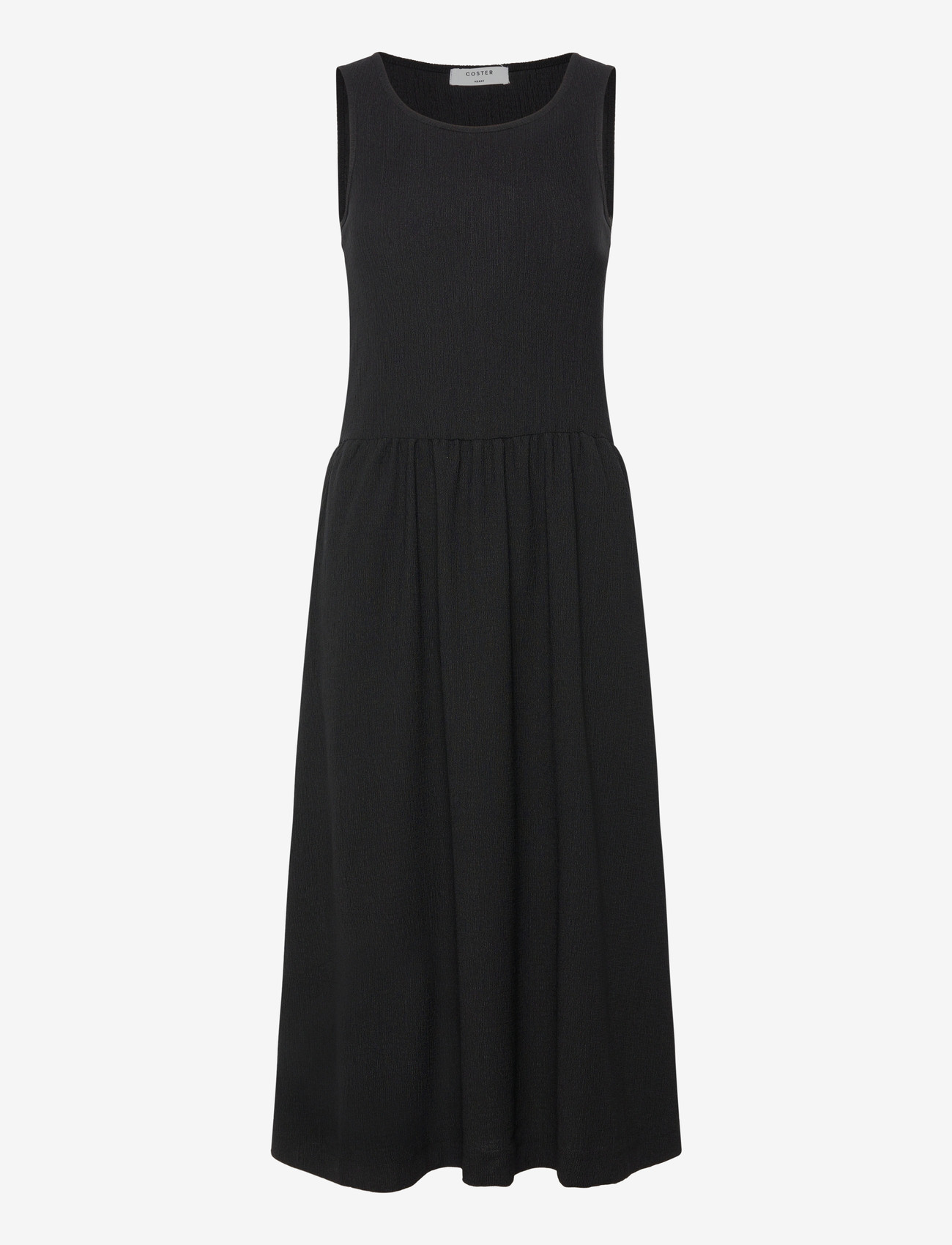 Coster Copenhagen - RYLAN solid dress - midi kjoler - black - 0