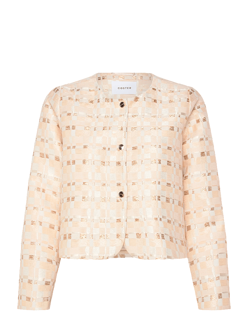 Coster Copenhagen - Shimmer jacquard jacket - forårsjakker - shimmer jaquard - 1