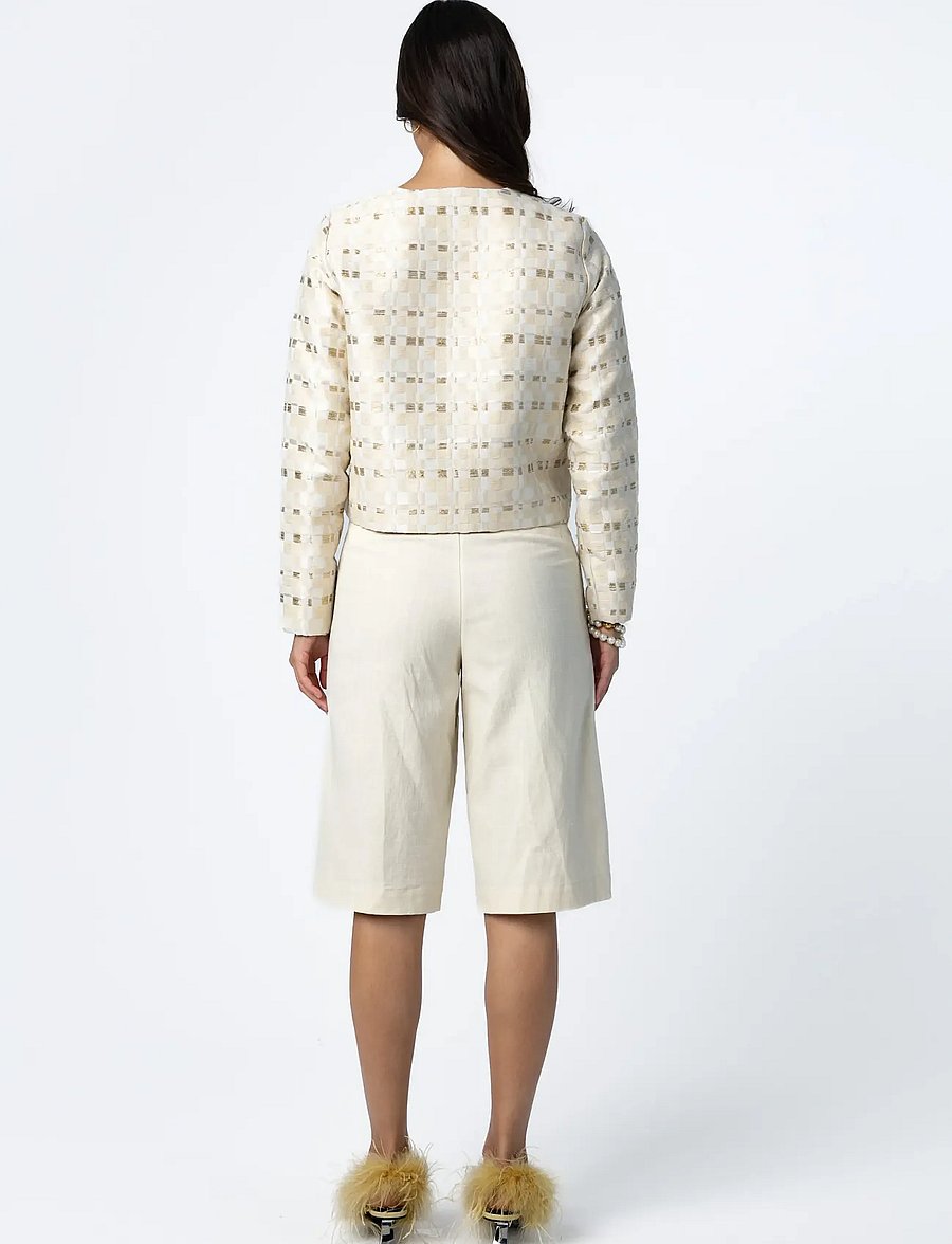 Coster Copenhagen - Shimmer jacquard jacket - pavasarinės striukės - shimmer jaquard - 3