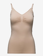 Coster Copenhagen - CC Heart seamless camisole - sleeveless blouses - nude - 0