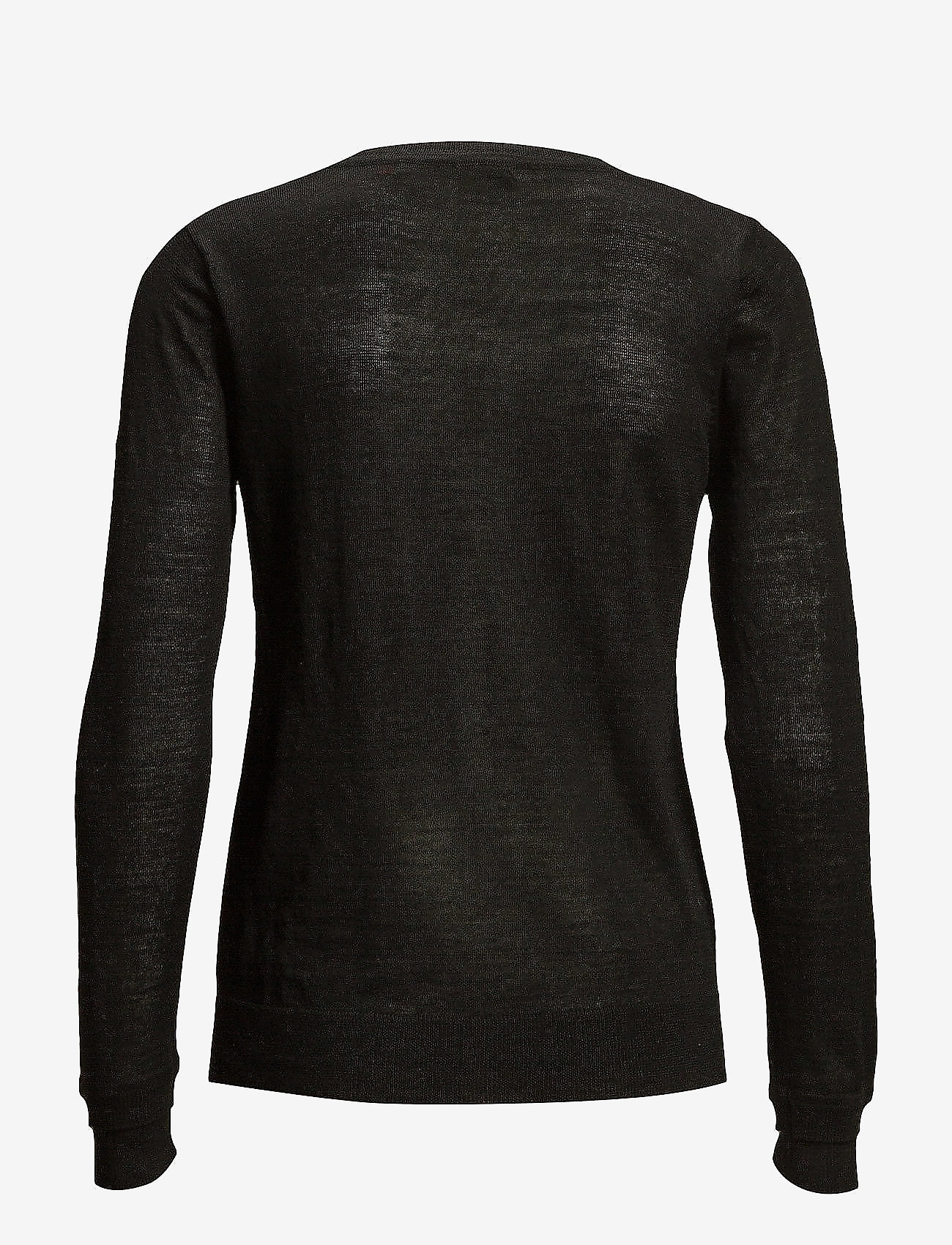 Coster Copenhagen - Round neck knit top merino (Basic) - black - 1