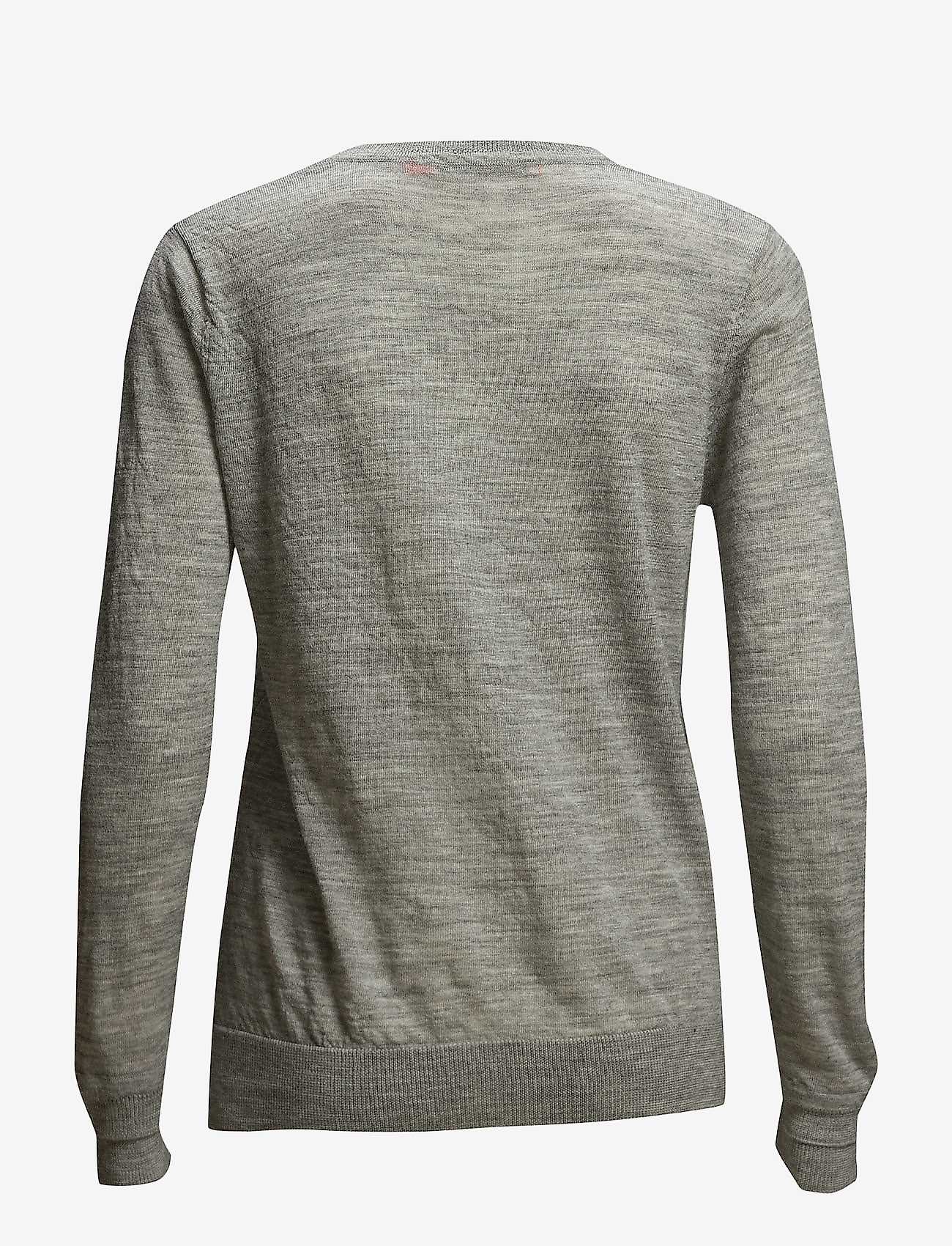 Coster Copenhagen - Round neck knit top merino (Basic) - light grey melange - 1