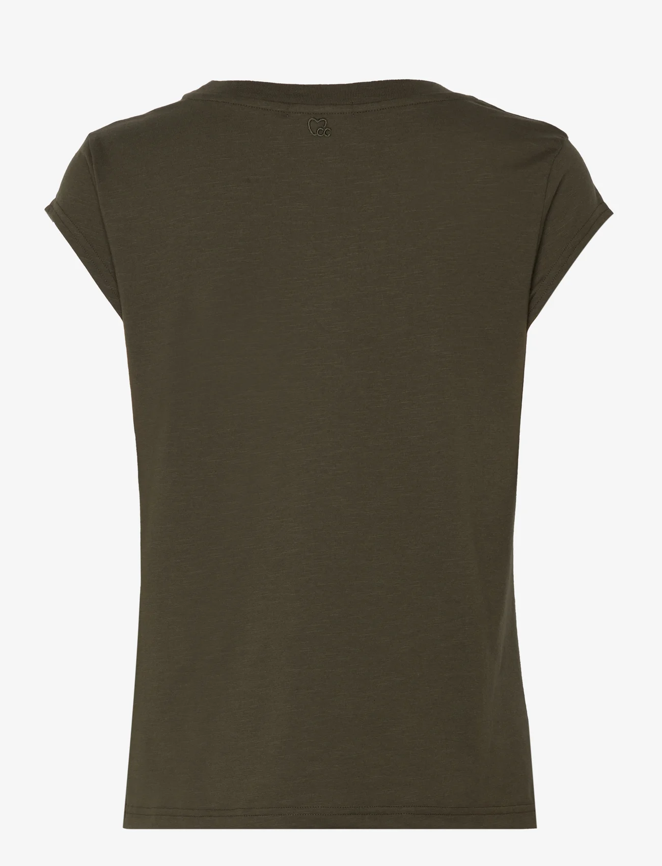Coster Copenhagen - CC Heart basic t-shirt - mažiausios kainos - hunter green - 1