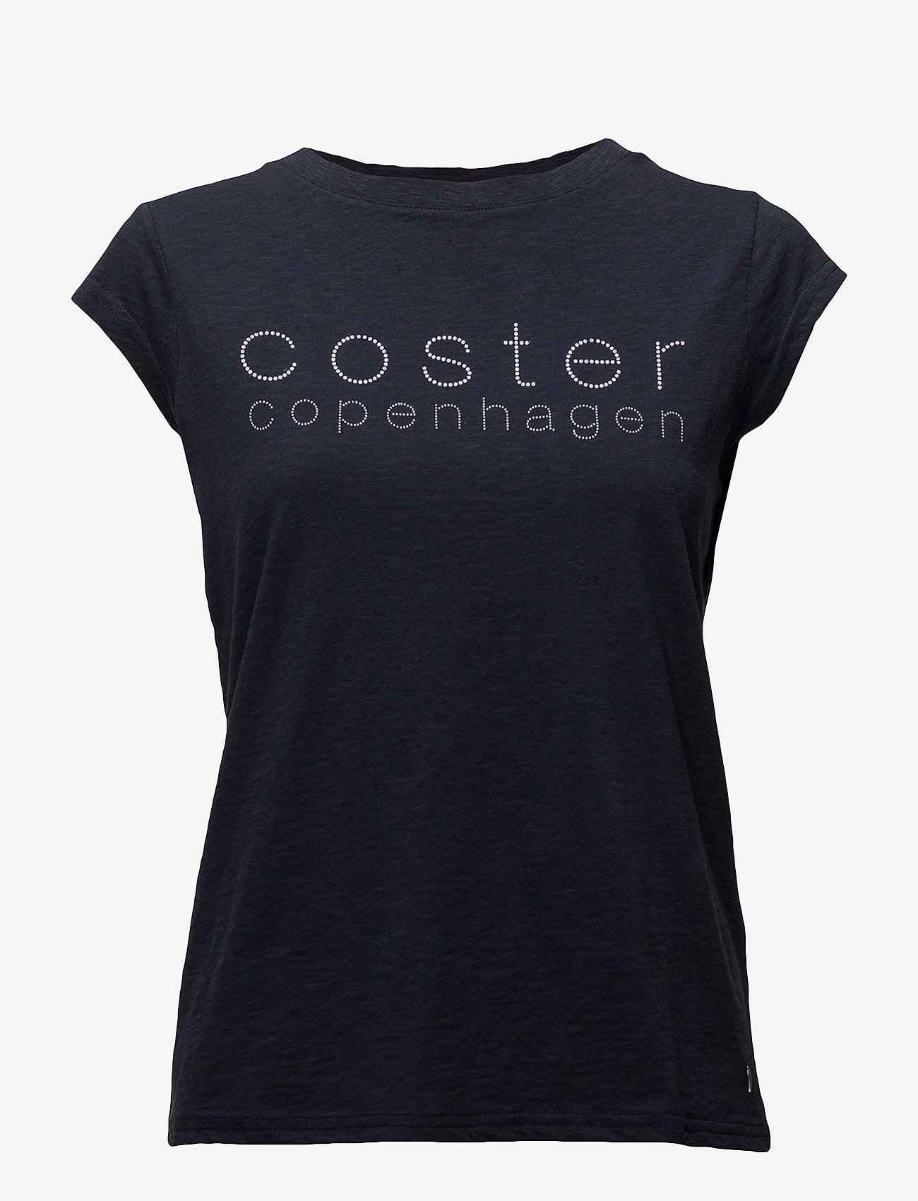 Coster Copenhagen - T-shirt w. Coster Logo - dark blue - 0